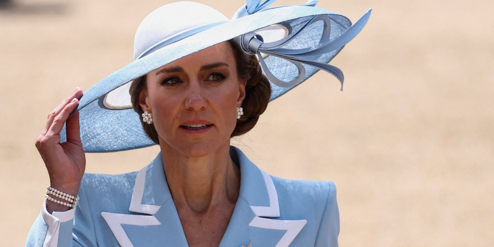 Кейт Міддлтон на параді Trooping the Colour на честь короля Чарльза (Фото: REUTERS/Toby Melville)