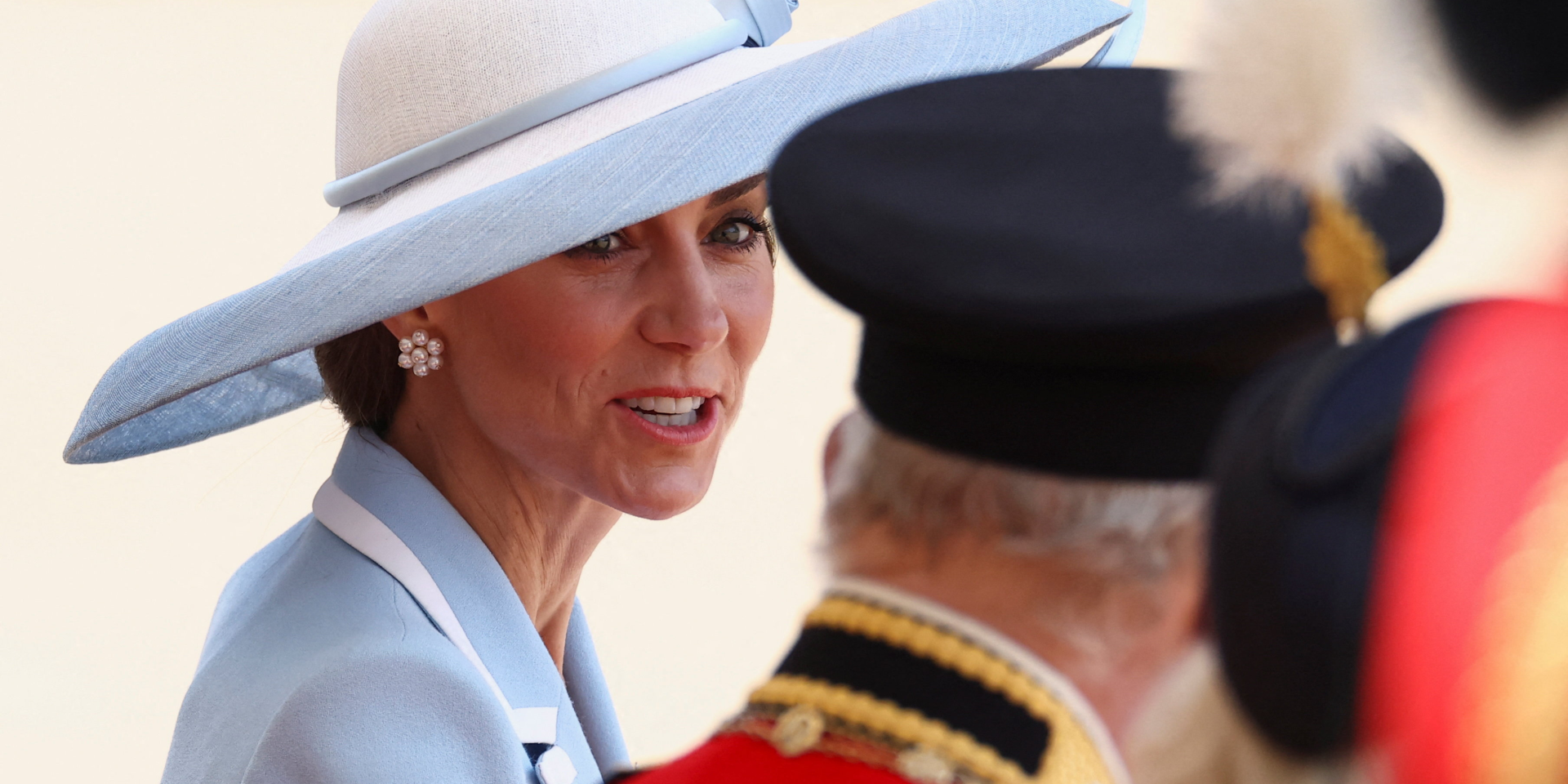 Кейт Міддлтон і король Чарльз на параді Trooping the Colour (Фото: REUTERS/Toby Melville)
