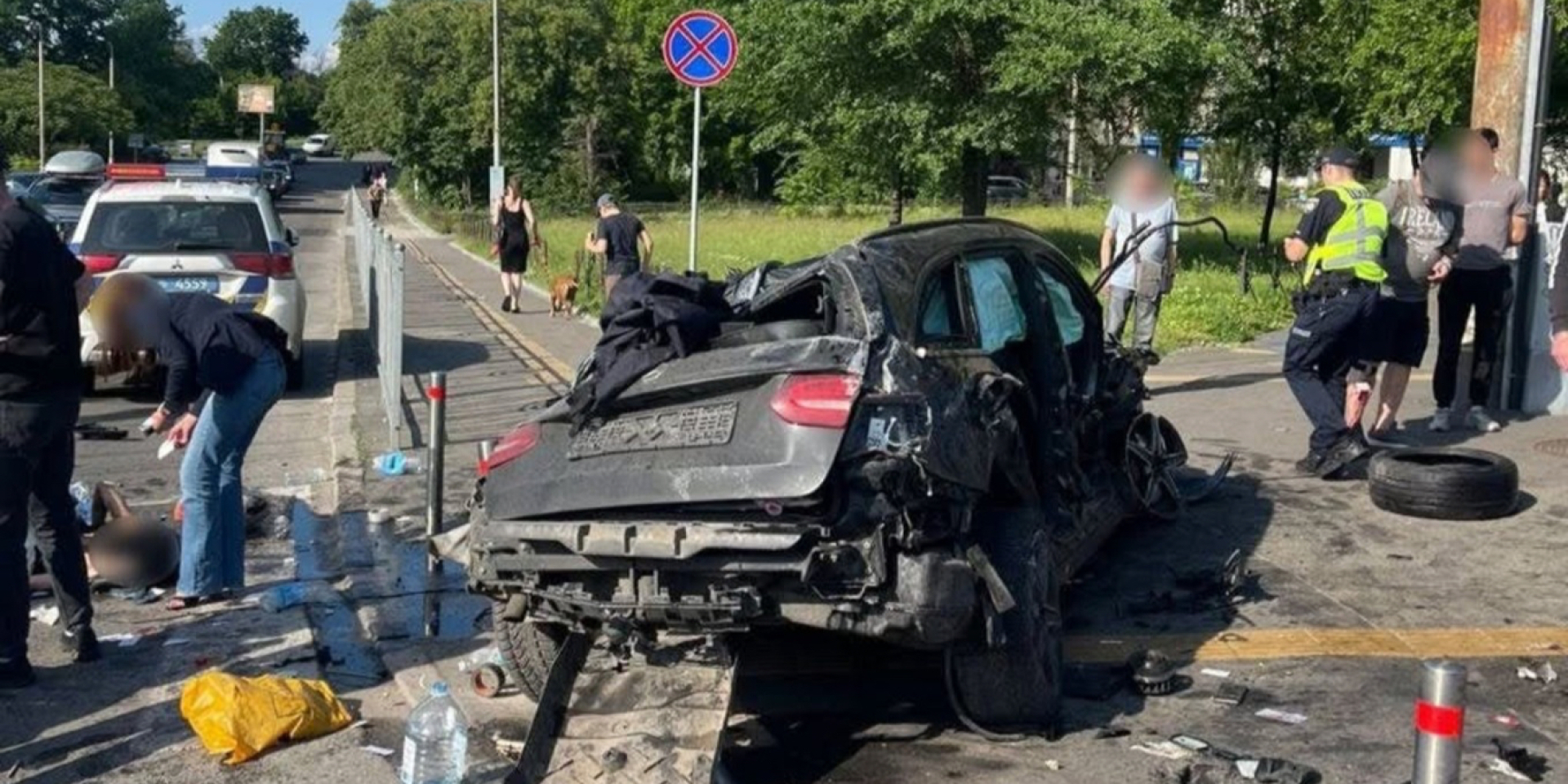 У Києві авто з 39 порушеннями ПДР спричинило смертельну ДТП (Фото: Патрульна поліція)
