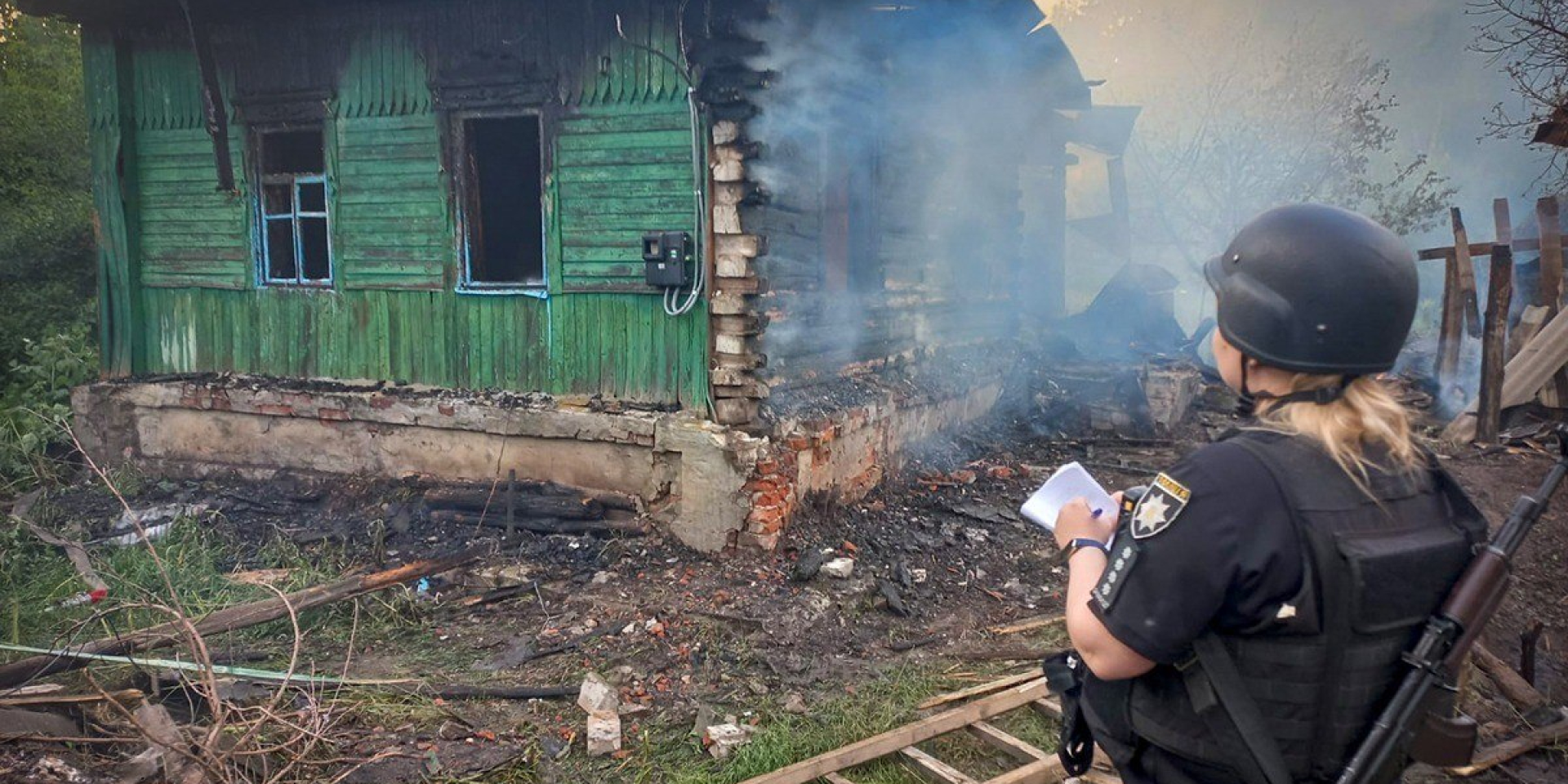 Aftermath of the Russian strike on Sumy Oblast. (Photo: National Police)