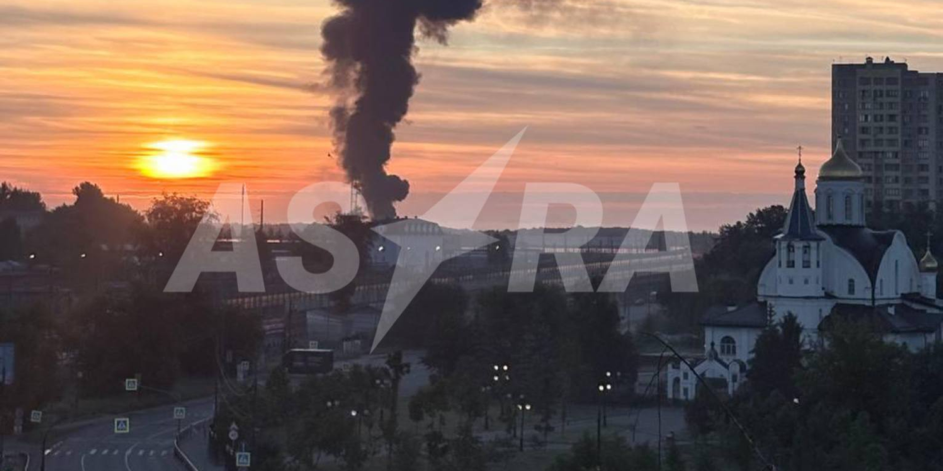 Drones hit near important Russian defense enterprise (Photo: Russian media)