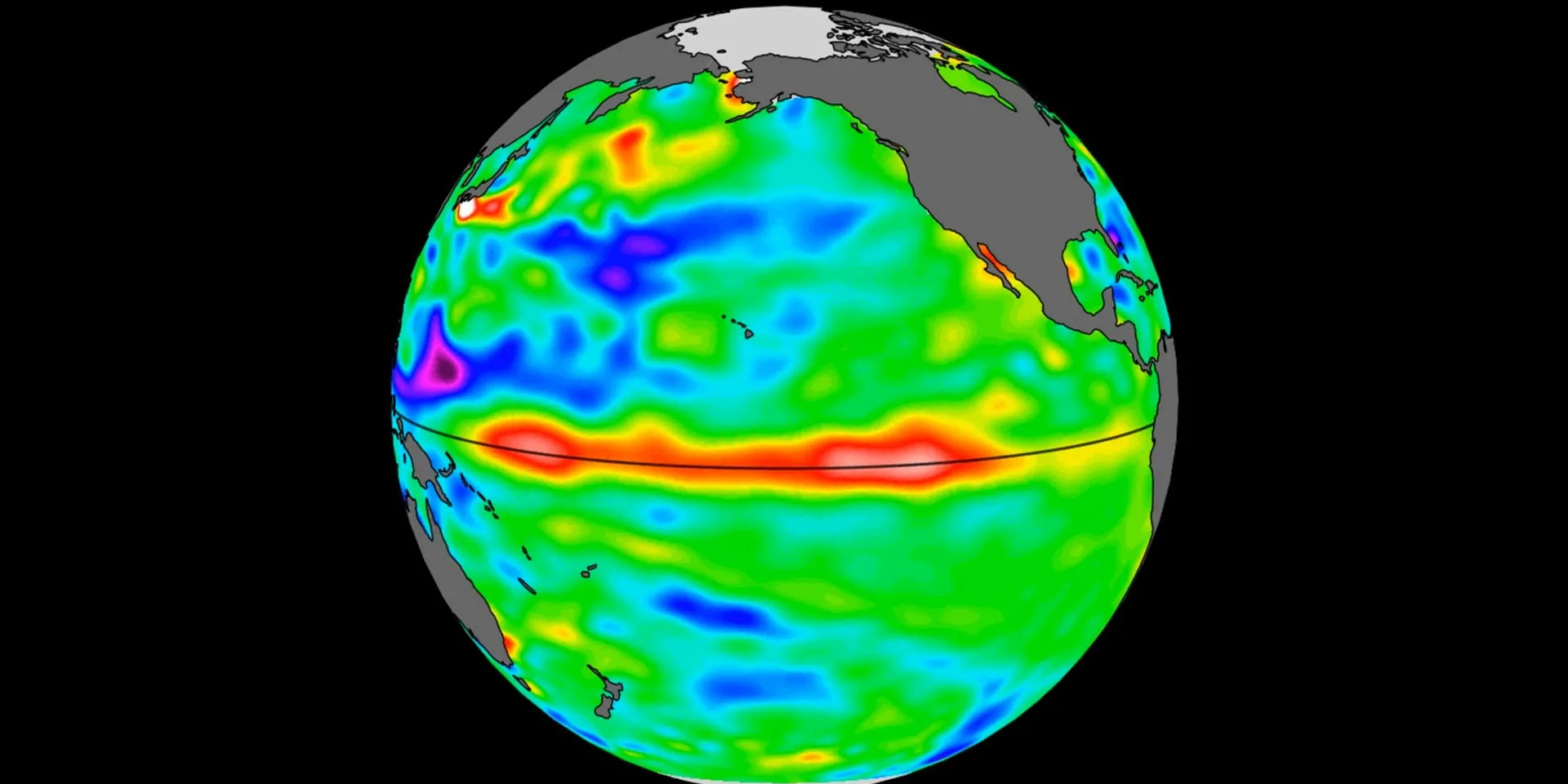 Теплі хвилі Келвіна часто передують явищам Ель-Ніньйо (Фото: NASA/JPL-Caltech)
