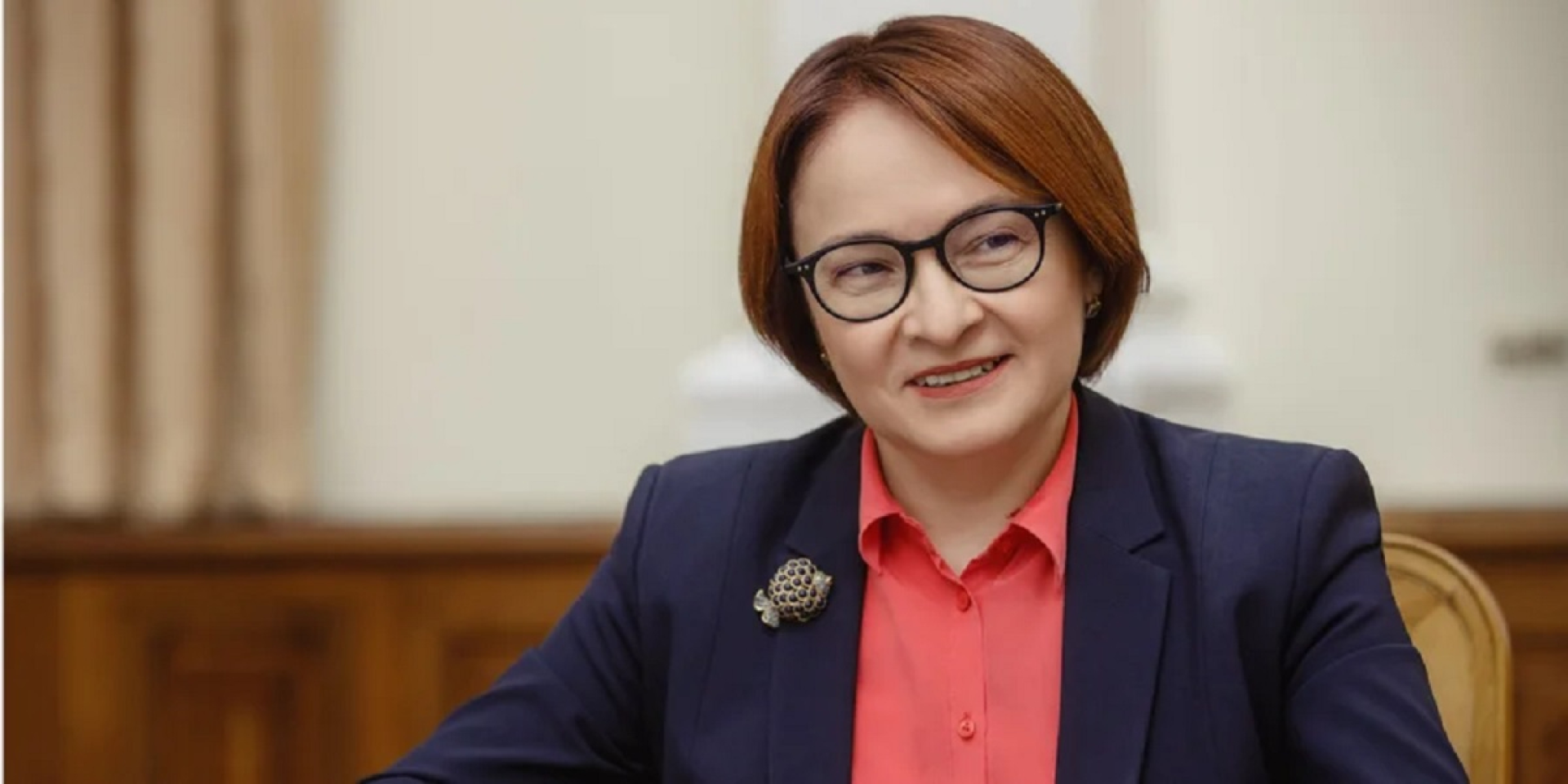 Голова Центрального банку країни-агресорки Ельвіра Набіулліна (Фото: Центробанк РФ)