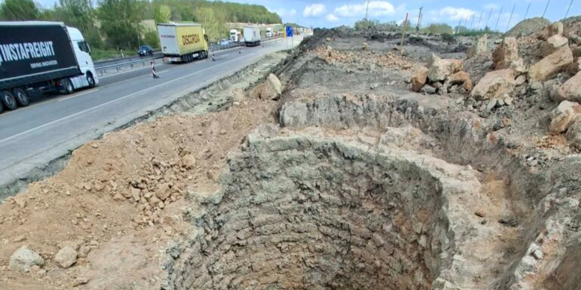 Розкопки вапняної печі римського періоду поблизу Біцке (Фото: SZIKM Régészeti Örökségvédelmi és Tudományos Osztály Via Facebook)