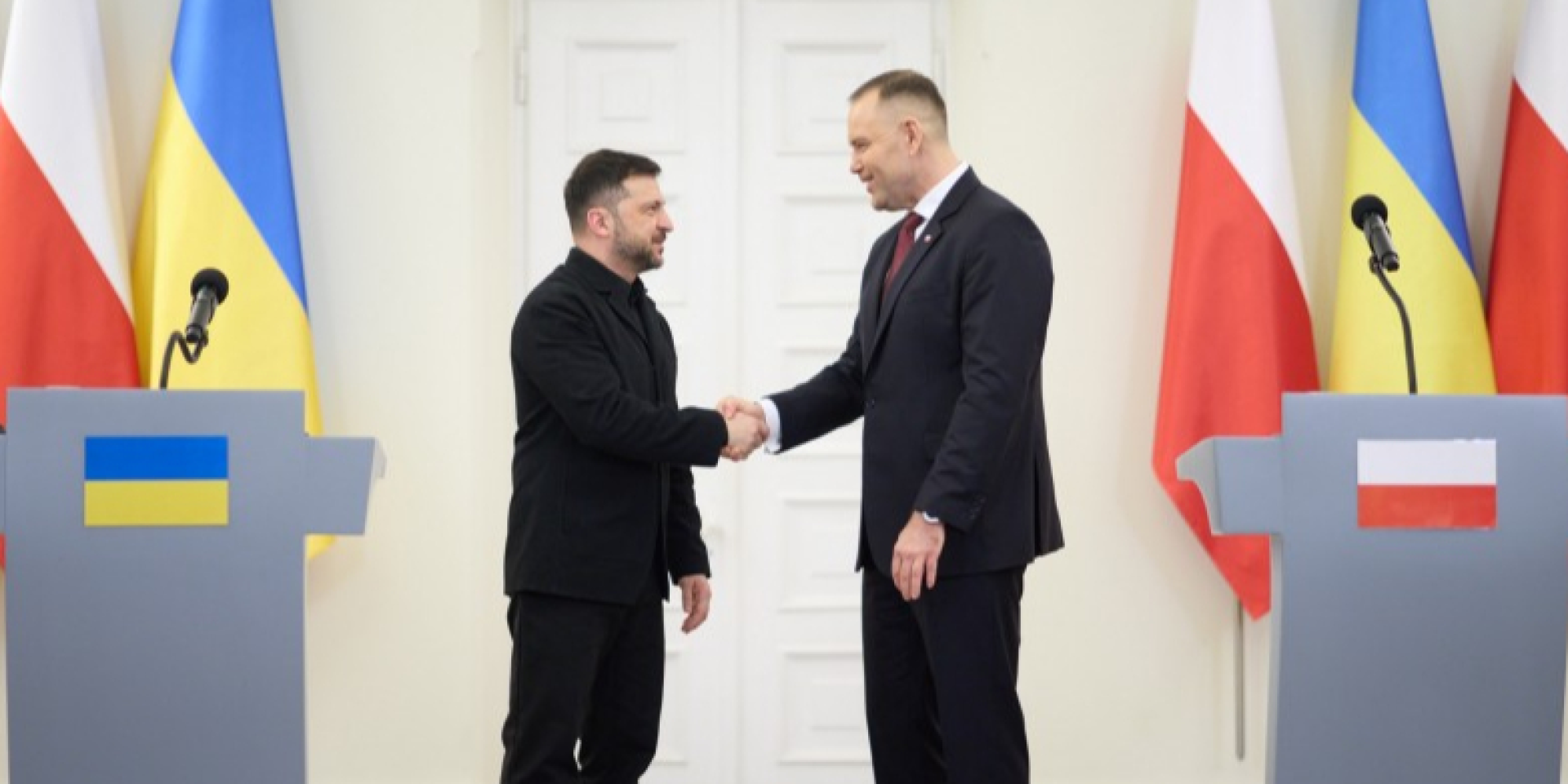 Президент України Володимир Зеленський та президент Польщі Кароль Навроцький (Фото: president.gov.ua)
