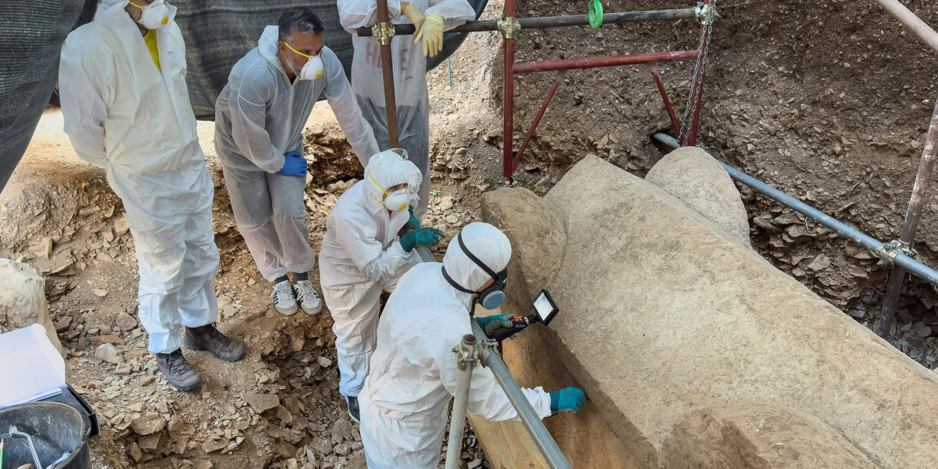 Археологи під час захисних розкопок у Цавтаті виявили пізньоантичний саркофаг (Фото: Museums and Galleries of Konavle)