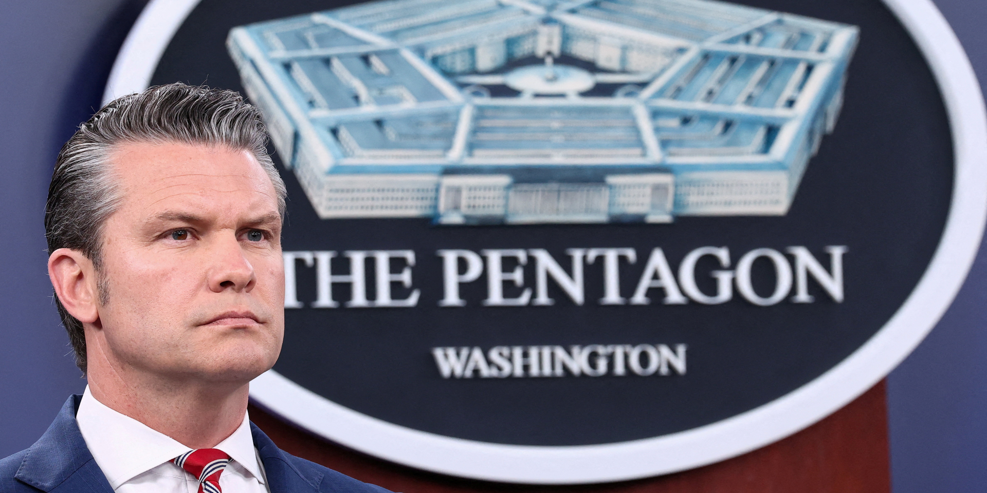 Міністр оборони США Піт Гегсет у Пентагоні, США, 5 травня 2026 року (Фото: REUTERS/Kevin Lamarque)