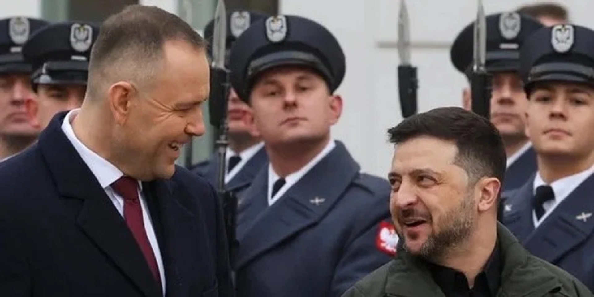 Президент Украины Владимир Зеленский и президент Польши Кароль Навроцкий (Фото: REUTERS/Kacper Pempel)