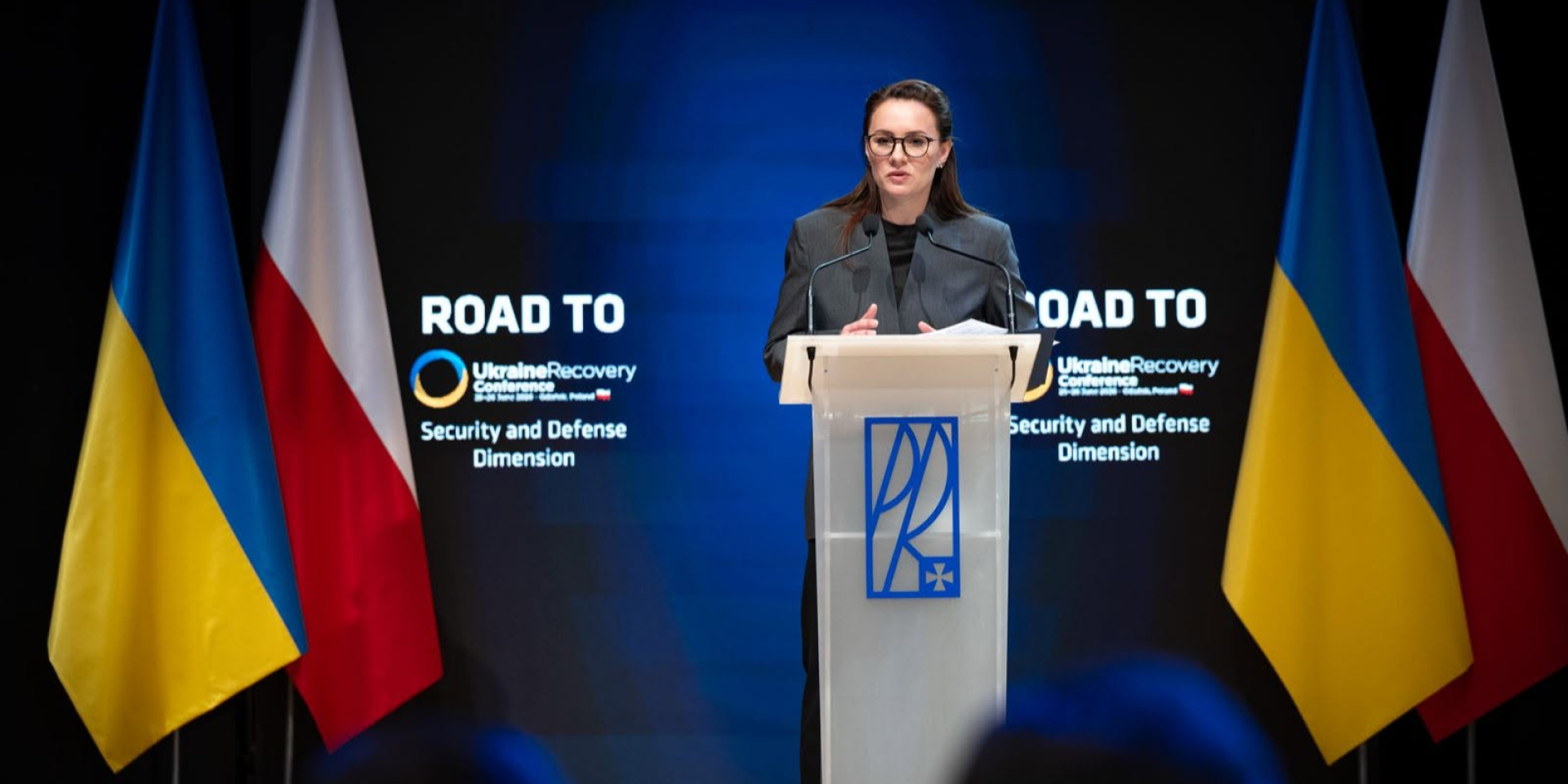 Yuliia Svyrydenko is heading the Ukrainian delegation to the Ukraine Recovery Conference in Poland (Photo: Ukrainian Cabinet of Ministers / Facebook)