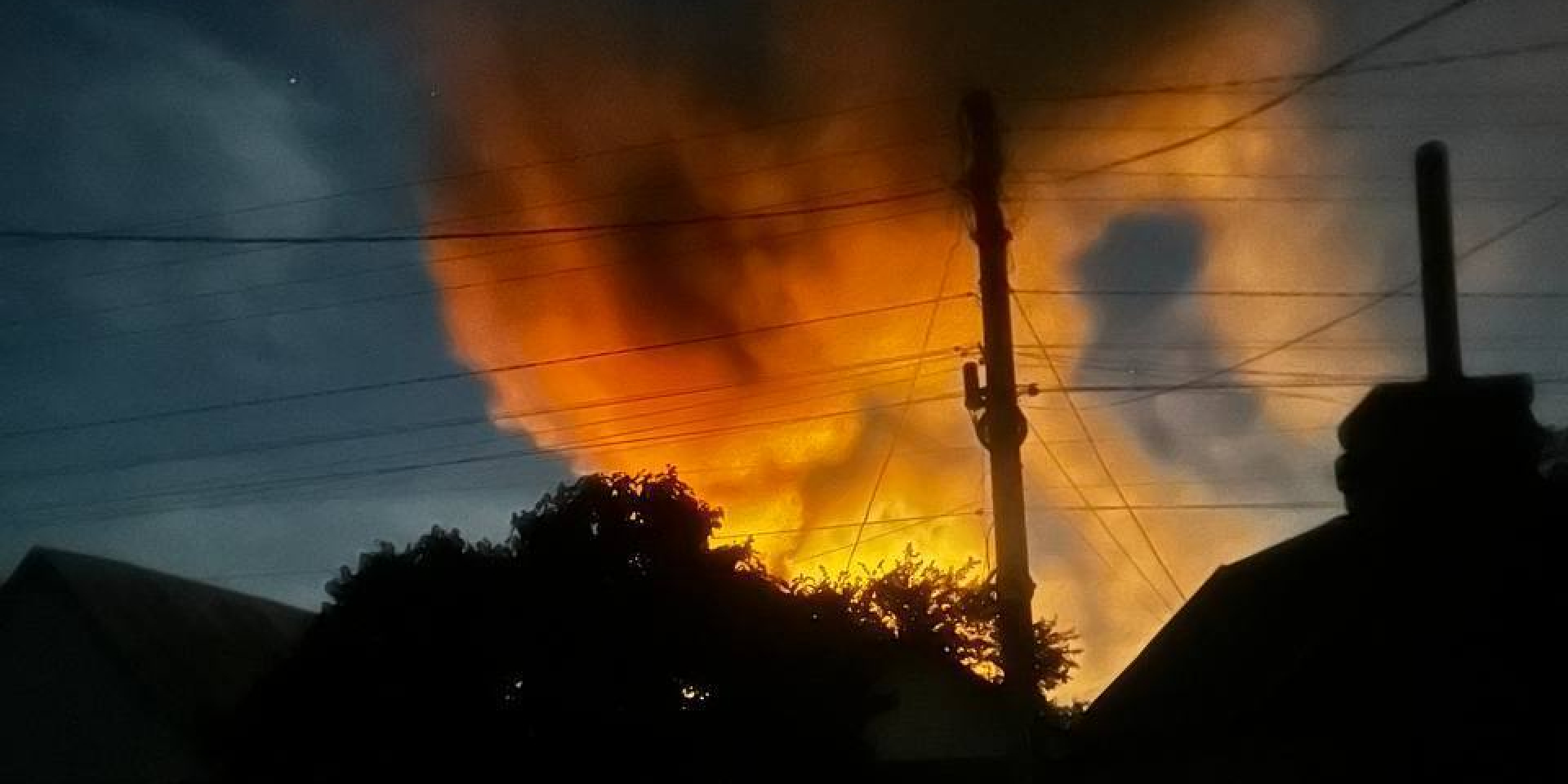 Explosions shook temporarily occupied Melitopol overnight on June 29 (Photo: t.me/exilenova_plus)