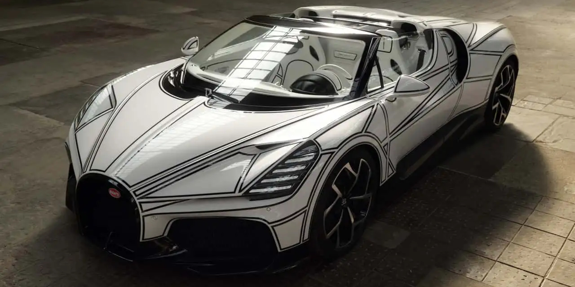 Унікальний Bugatti W16 Mistral 'Blanc Éternel' (Фото: Bugatti)