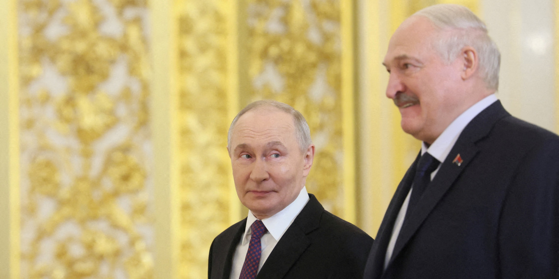 Russian dictator Vladimir Putin and Belarusian dictator Alexander Lukashenko in Moscow, February 26, 2026 (Photo: Maxim Shipenkov/Pool via REUTERS)