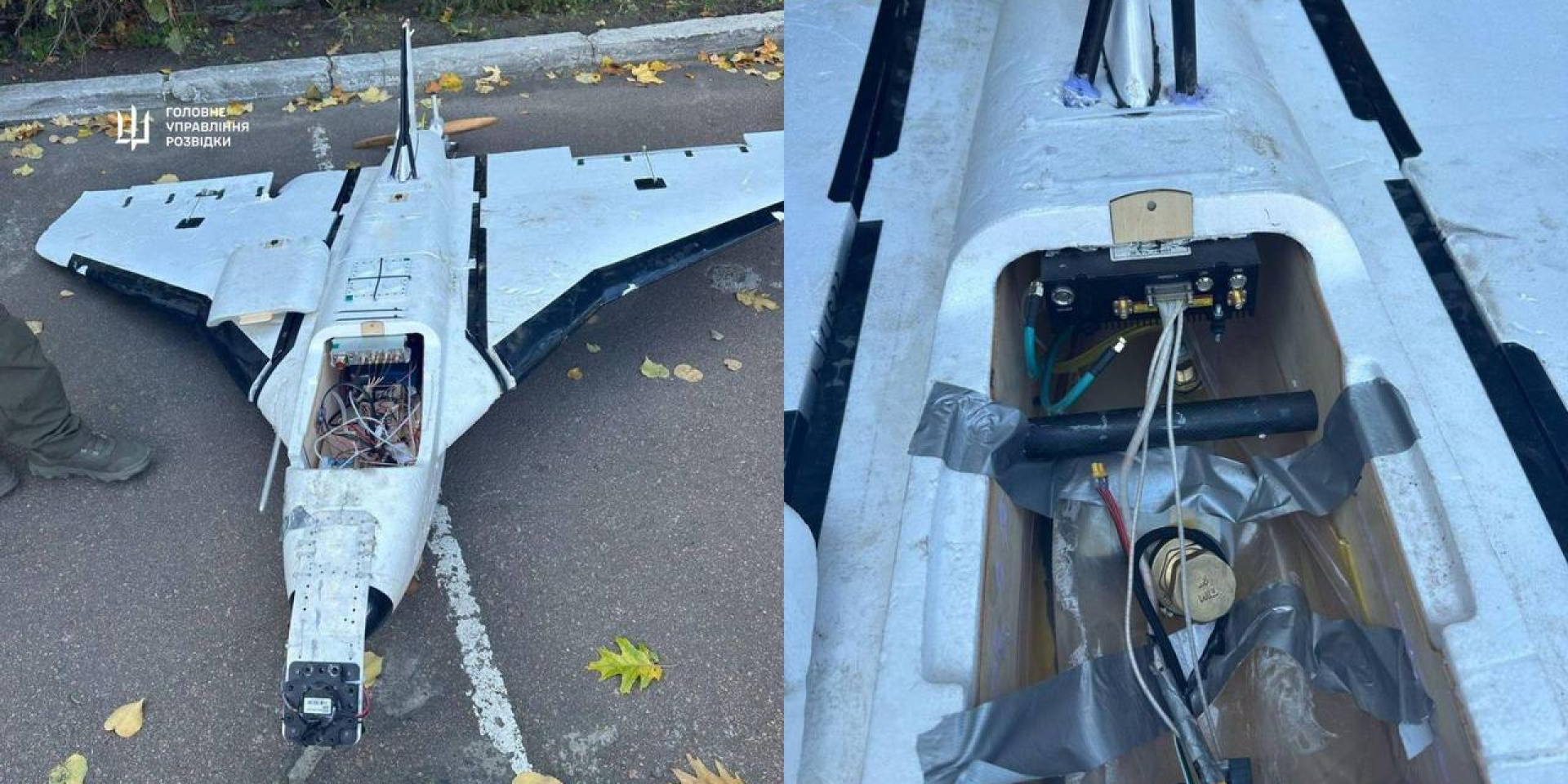 Intelligence previously demonstrated the equipment of the Russian Gerbera drone (Photo: Main Intelligence Directorate)