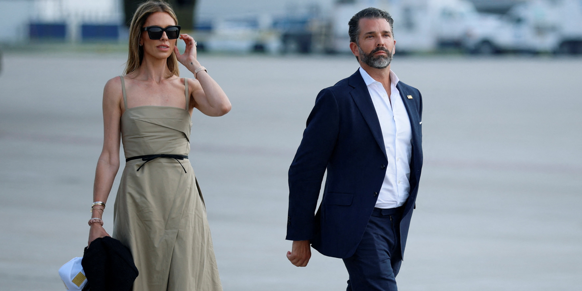 Дональд Трамп — молодший та його дружина Беттіна (Фото: REUTERS/Evan Vucci)