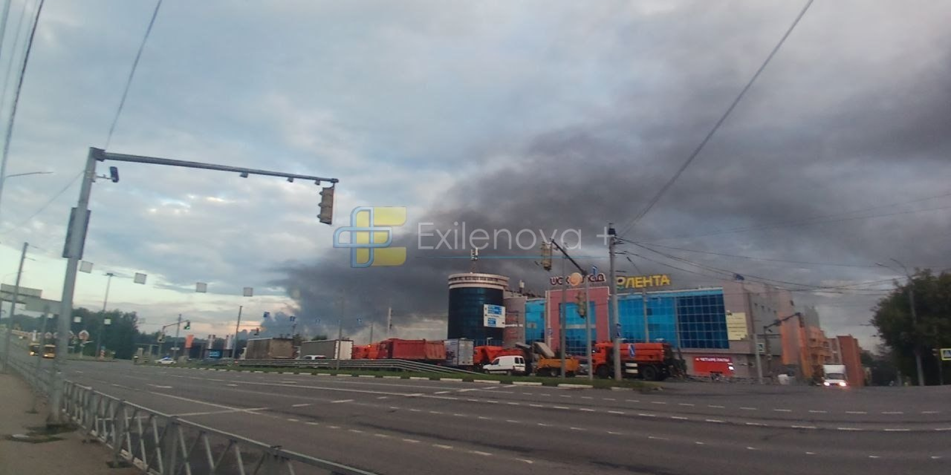 The aftermath of attack on Yaroslavl, July 6 (Photo: Exilenova+ / Telegram)