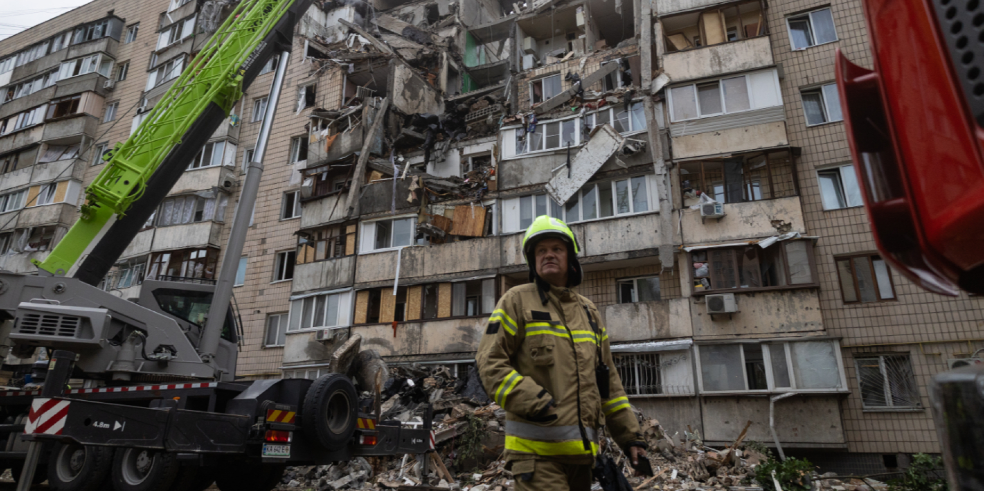 The aftermath of the Russian strike on the Podilskyi district of Kyiv on July 6 (Photo: Serhiy Okuniev / NV)