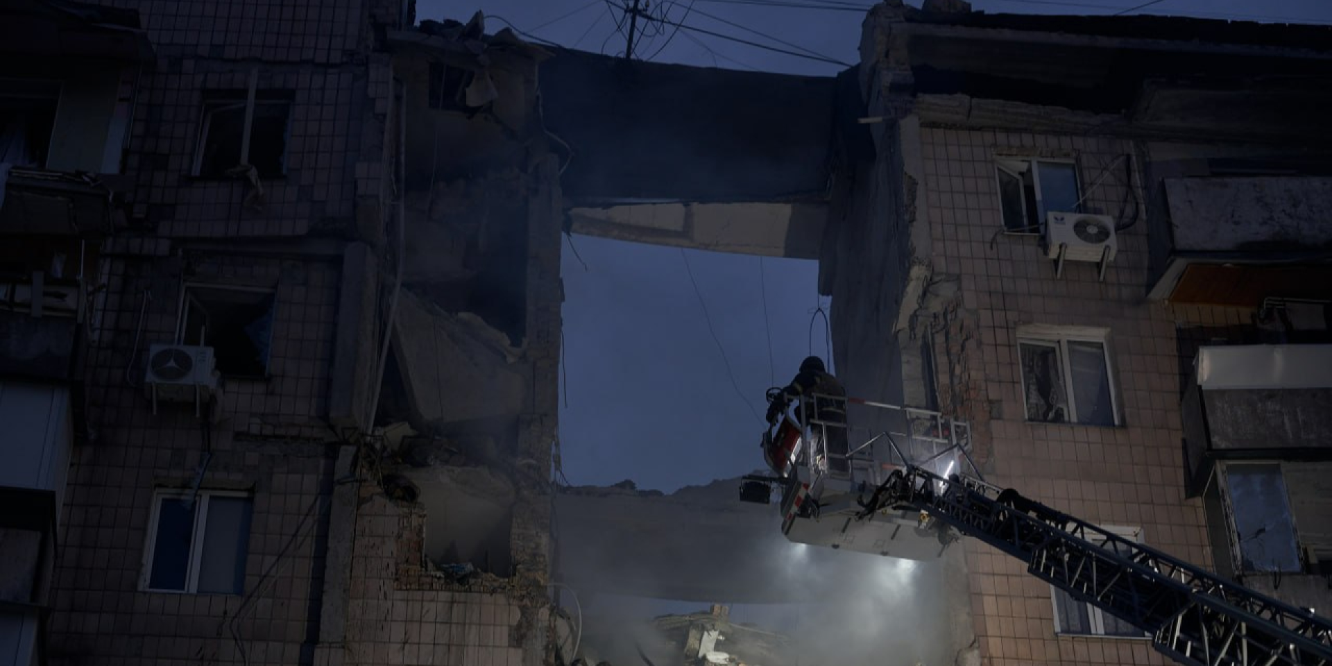 In Kyiv, dozens of locations were hit by missiles as a result of the Russian attack on July 6 (Photo: Tymur Tkachenko / Telegram)