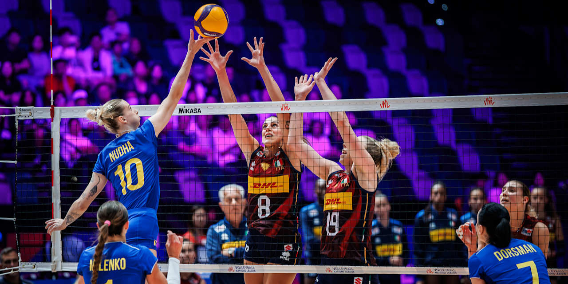 Украина уступила Италии в Лиге наций (Фото: en.volleyballworld.com)