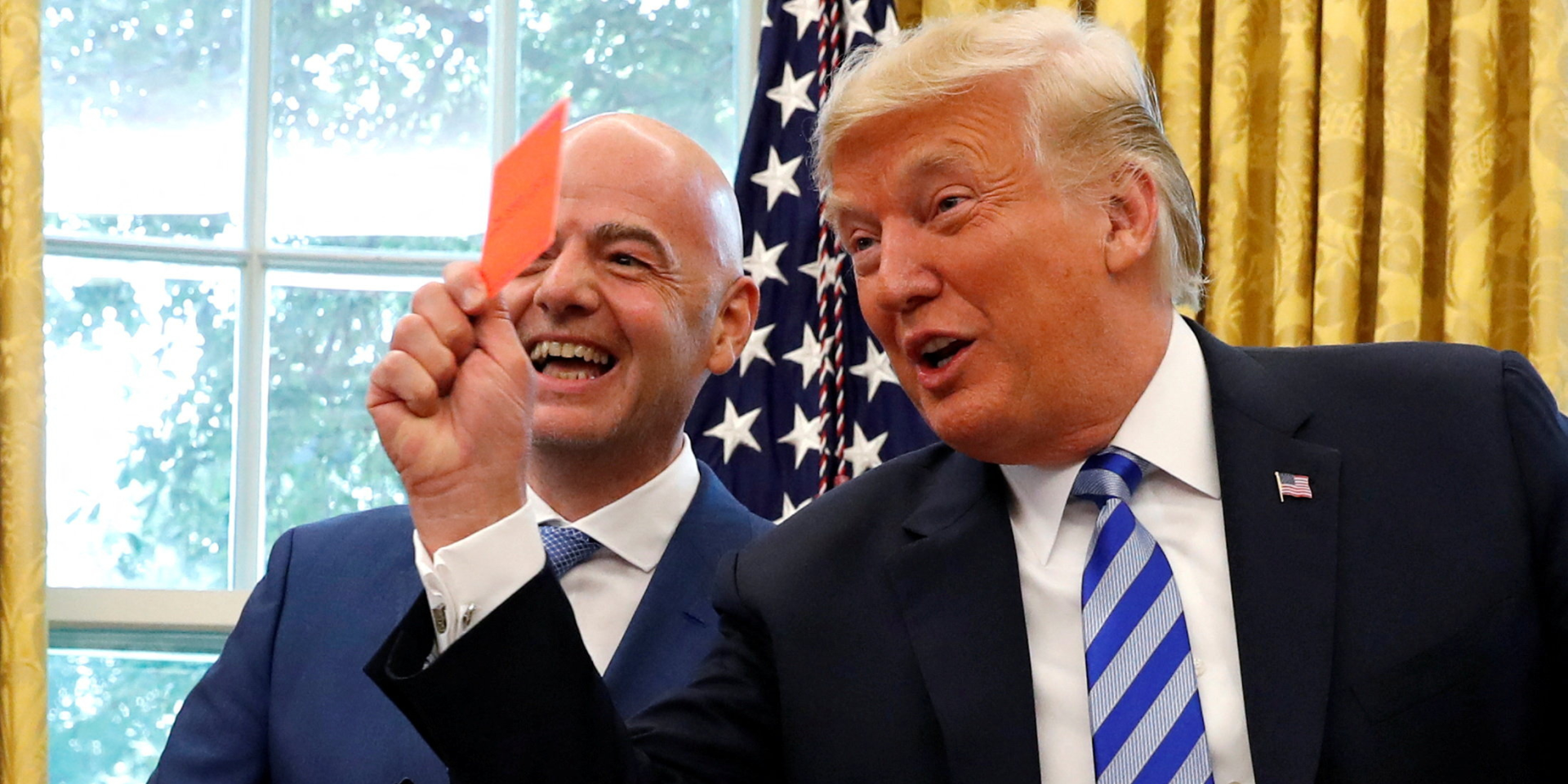 Після розмови Інфантіно та Трампа скасували дискваліфікацію гравця збірної США Балогуна (Фото: REUTERS/Leah Milli)