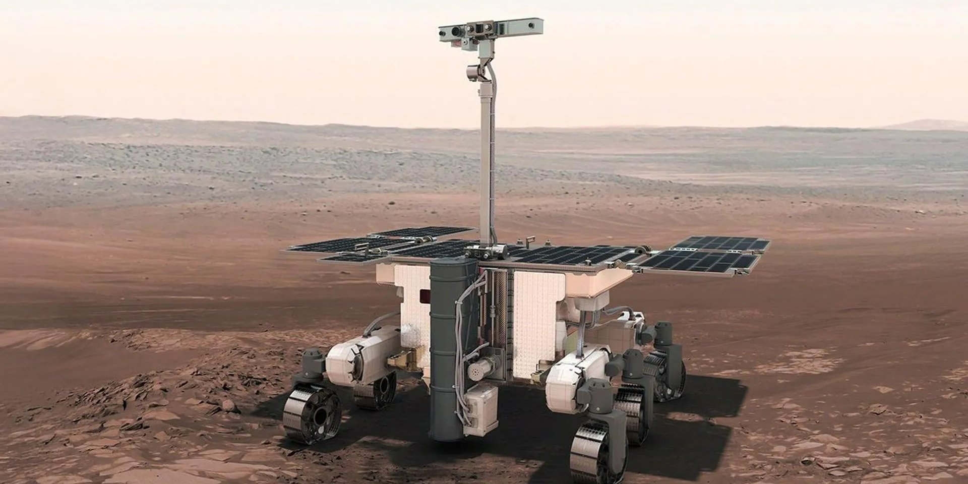 Починаючи з 2030 року, марсохід Європейського космічного агентства (ESA) «Розалінд Франклін» розпочне пошук слідів життя на Марсі (Фото: ESA/ATG medialab)