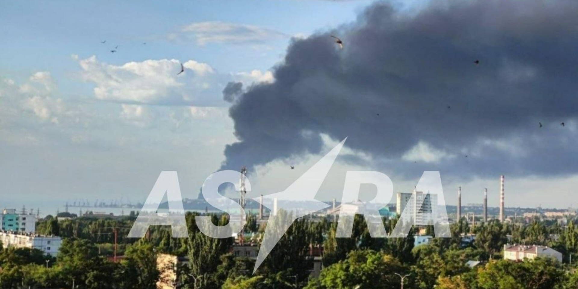 Residents of Taganrog evacuated after nighttime drone attack (Photo: Astra / Telegram)