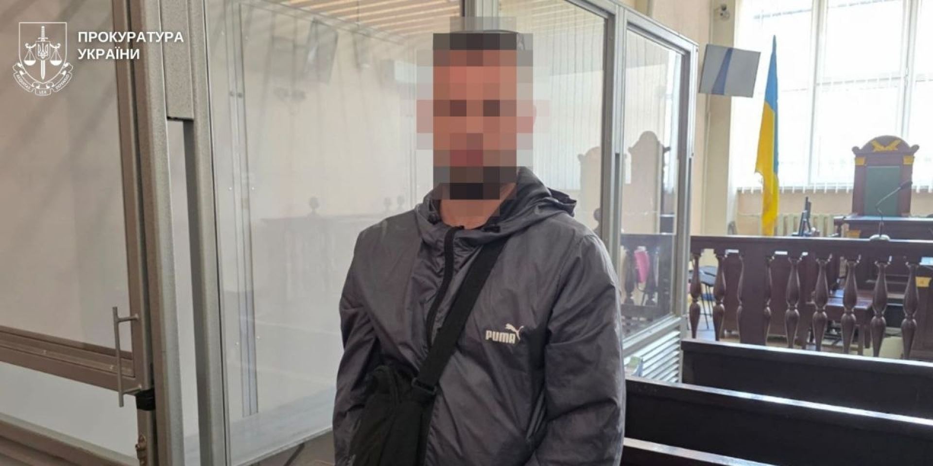 Один з підозрюваних у&nbsp;справі нападу на&nbsp;ТЦК, що&nbsp;отримав запобіжний захід у&nbsp;Львові (Фото: Офіс генерального прокурора України / Telegram)
