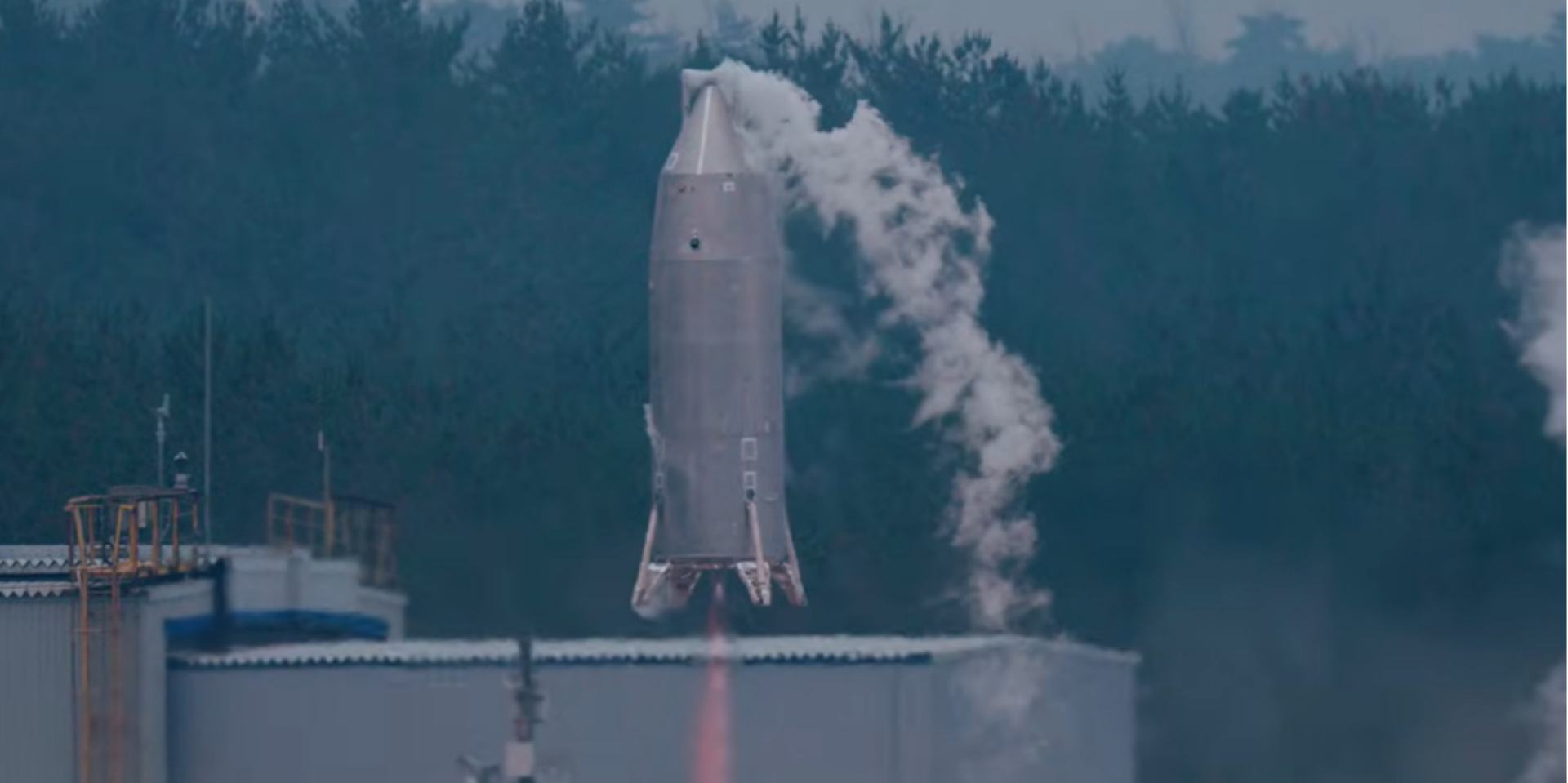 Многоразовый аппарат eXperiment, известный как RV-X, во время испытательного запуска в Центре ракетных испытаний Носиро (Фото: youtube.com/@hibikiwa)