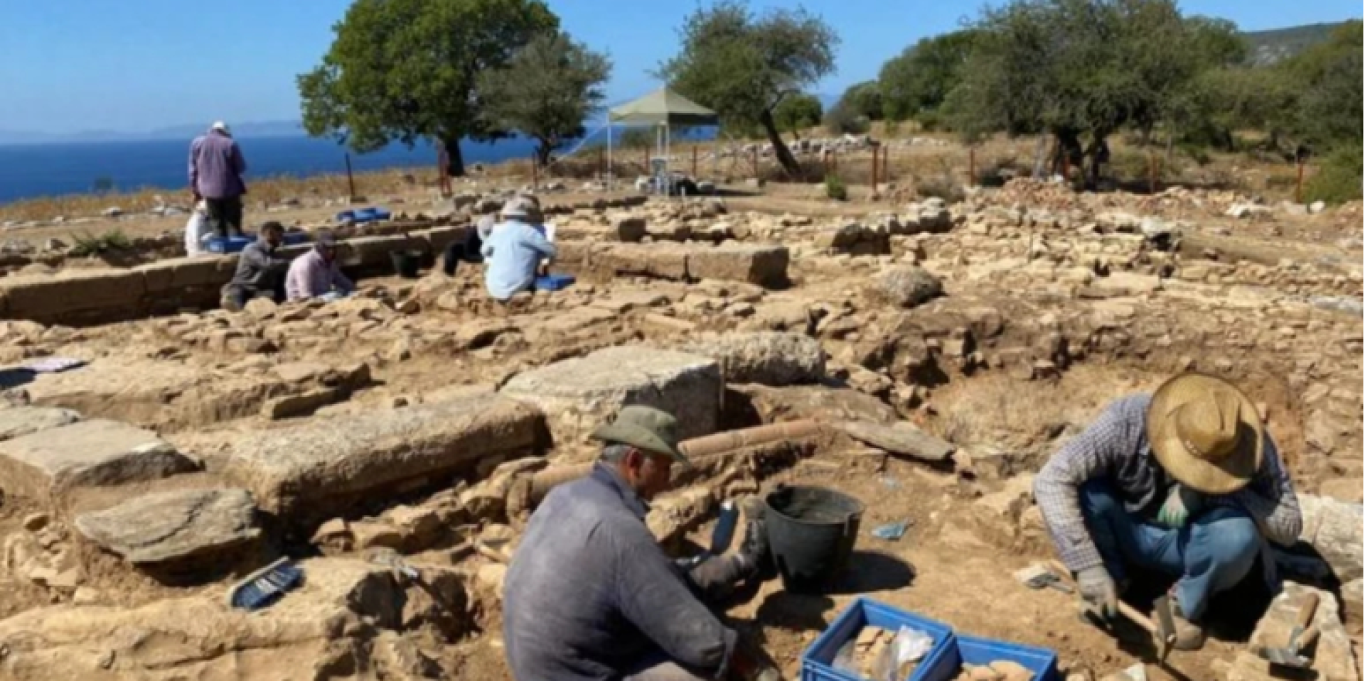 Розкопки у комплексі Нотіон (Фото: Notion Archaeological Project)