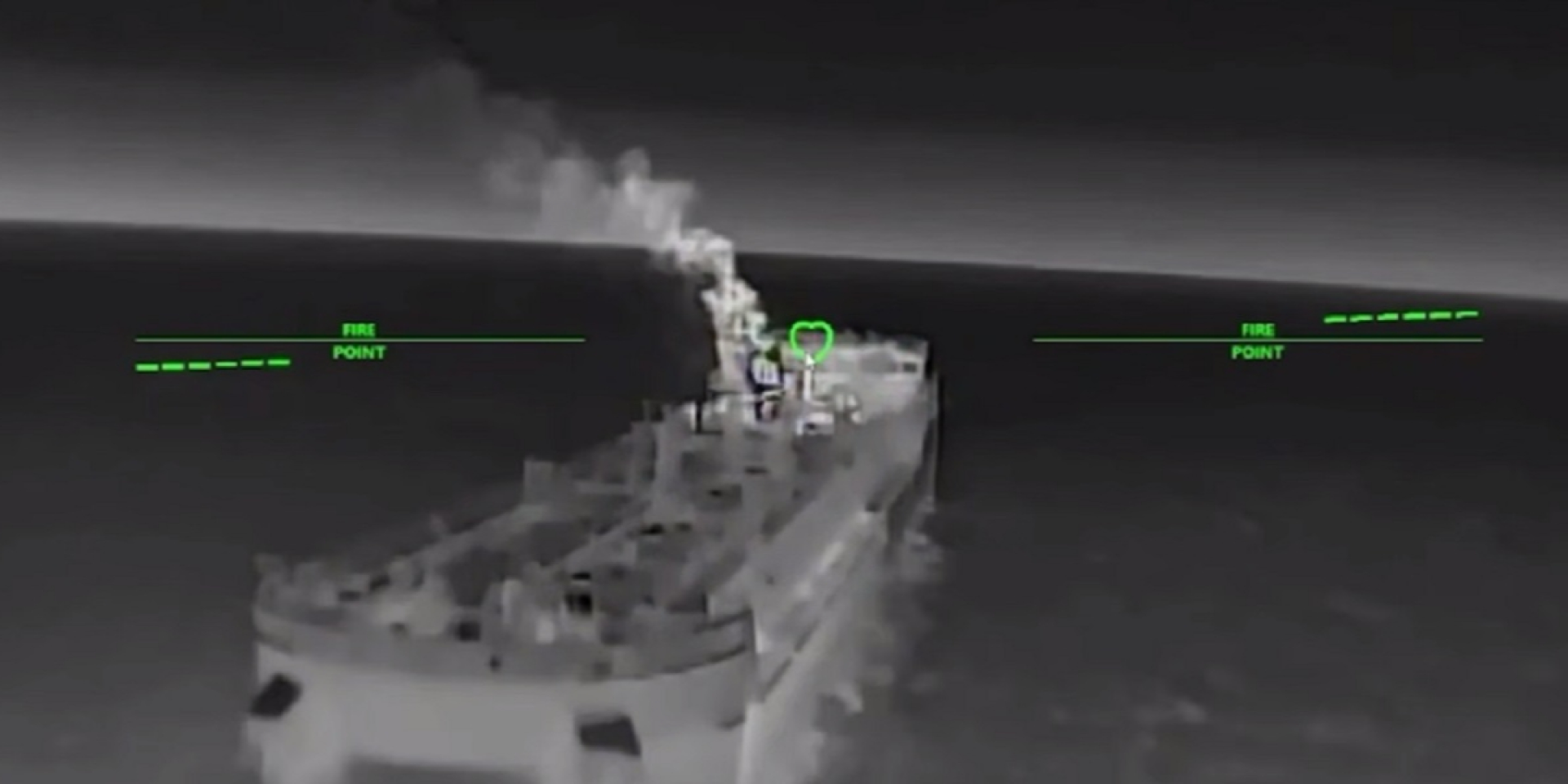 A Ukrainian UAV strikes a vessel belonging to Russia's 