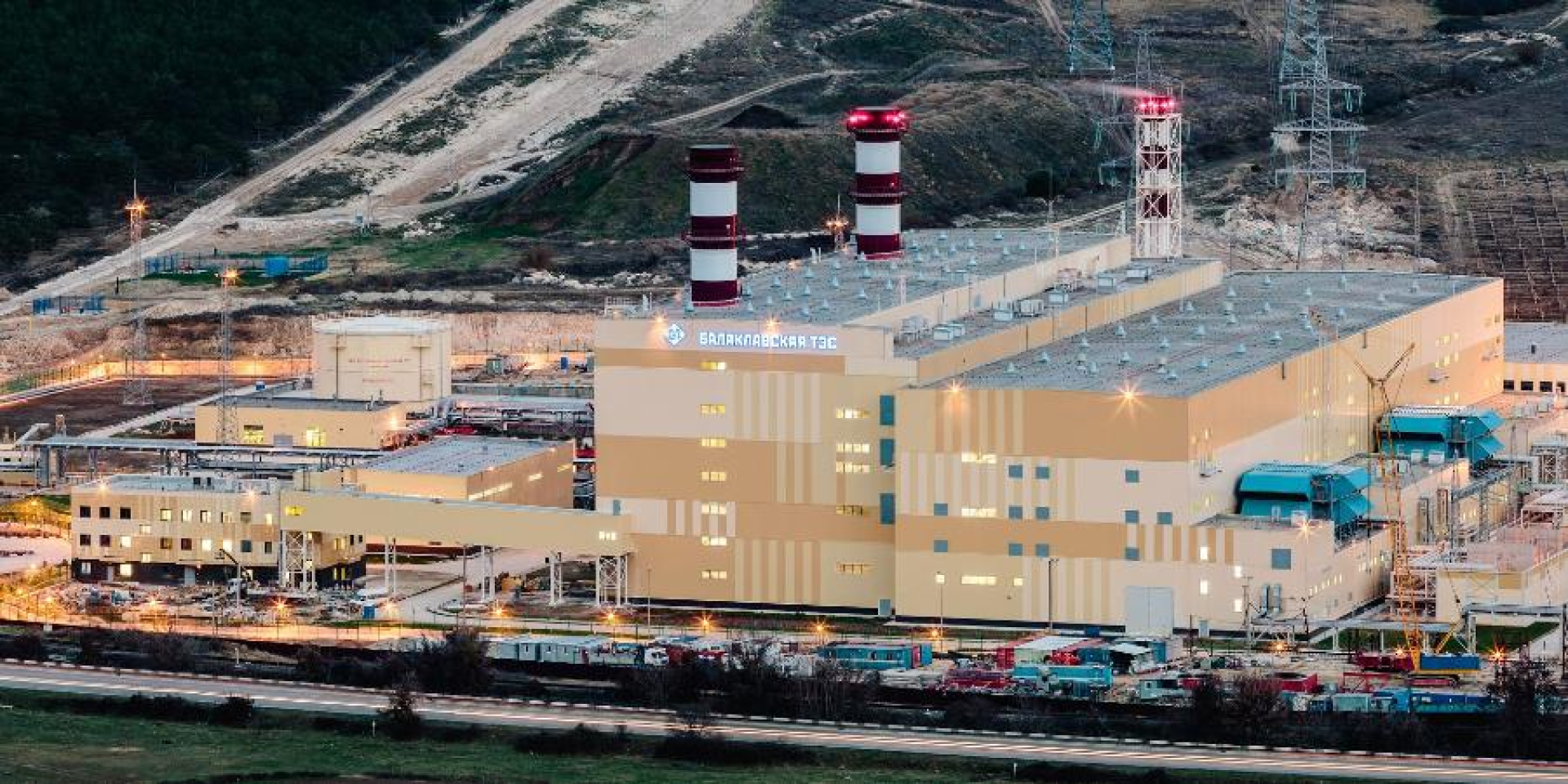 The Balaklava Thermal Power Plant was attacked by drones or missiles (Photo: Crimean Wind / Telegram)