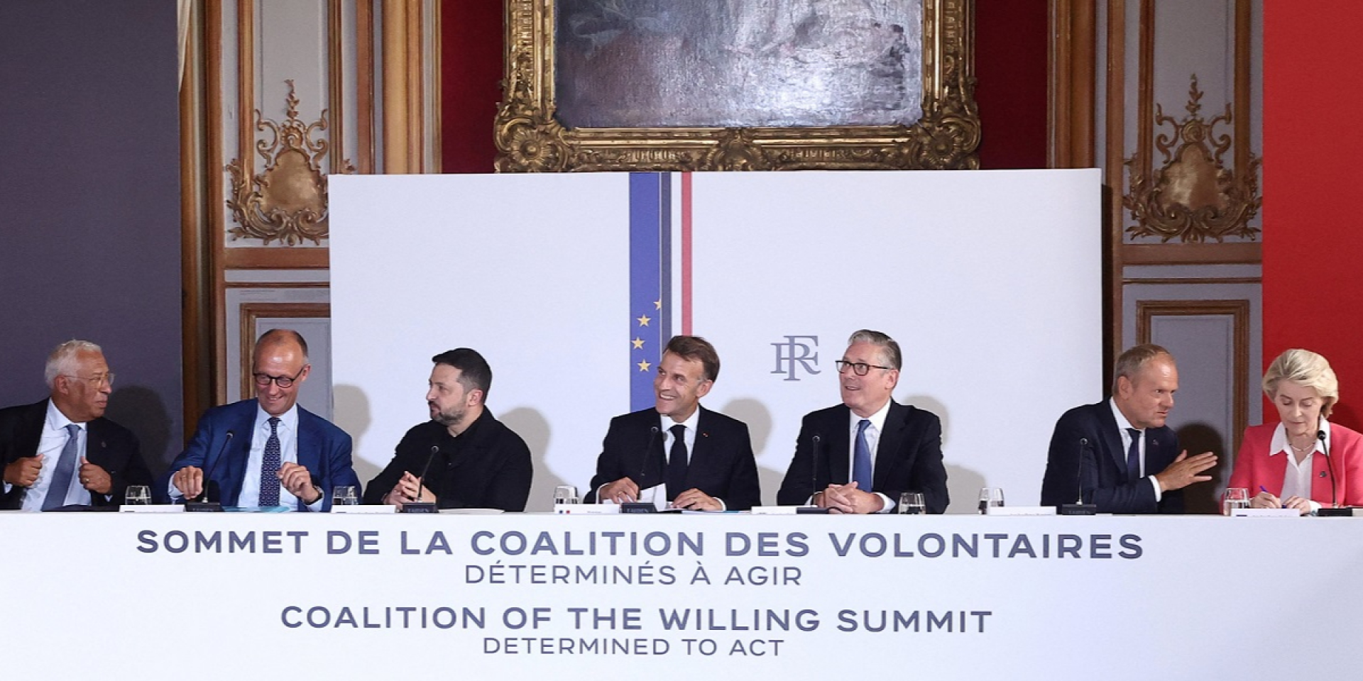 A meeting of the Coalition of the Willing, Paris, July 13, 2026 (Photo: Teresa Suarez/Pool via REUTERS)