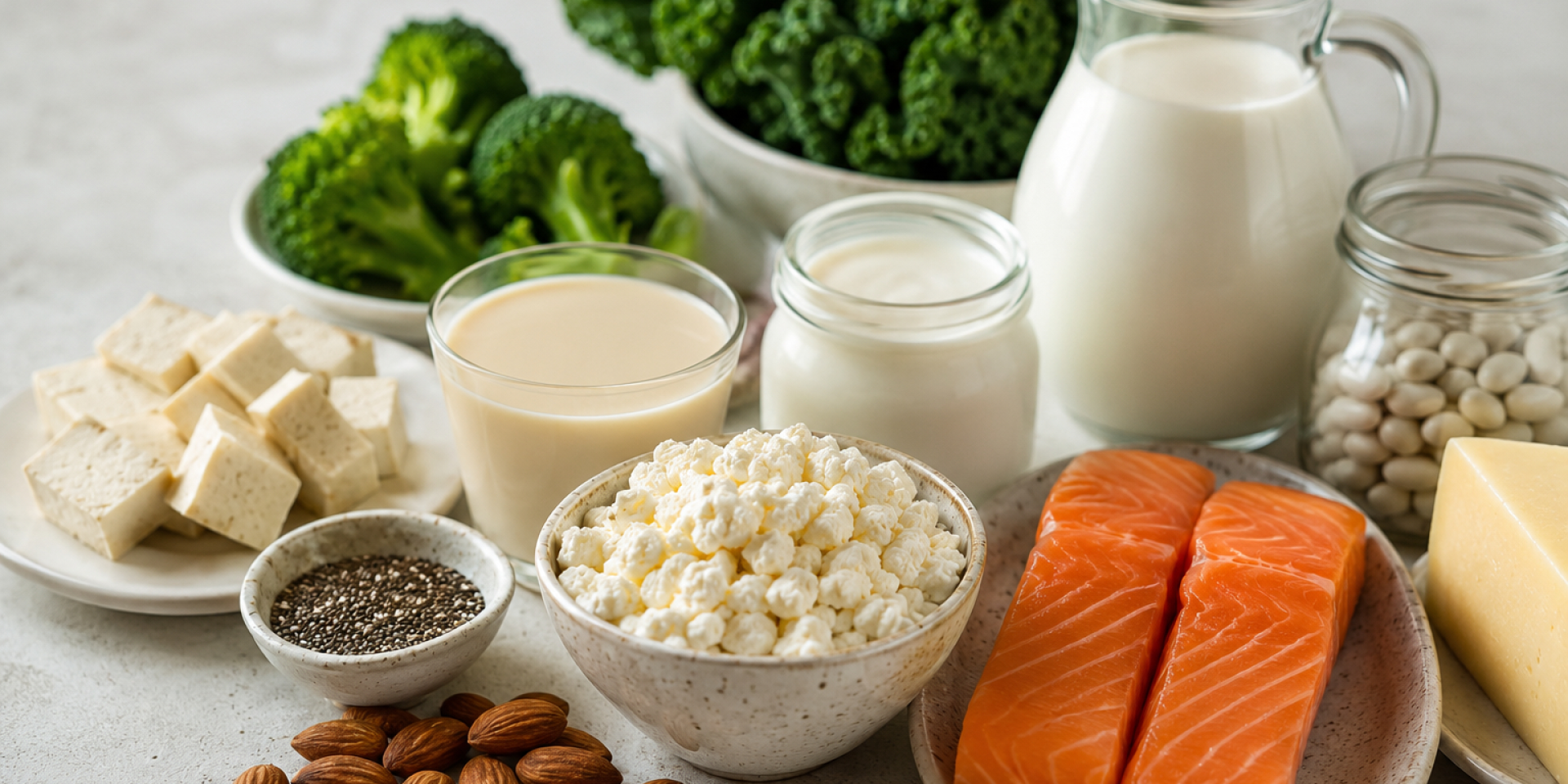 Врач назвал лучшие продукты с кальцием и витамином D (Фото: NV Food via Chat GPT All)