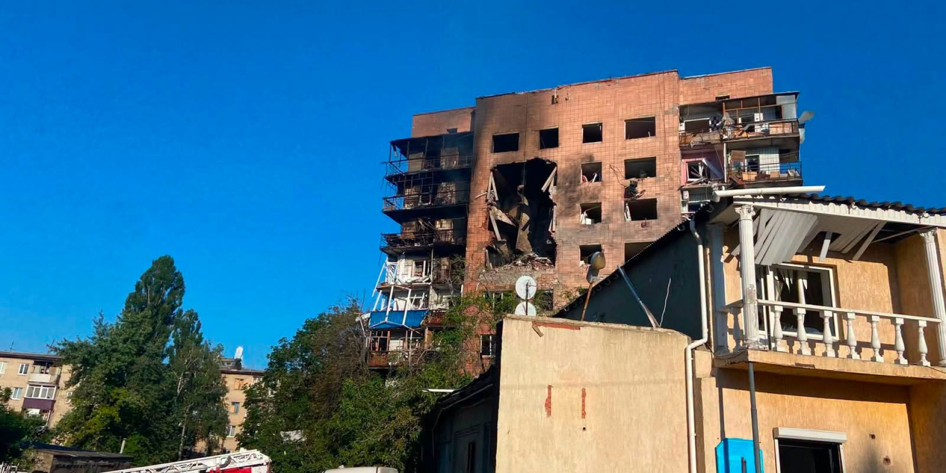 Russians attacked Kramatorsk with aerial bombs (Photo: Oleksandr Goncharenko / Facebook)