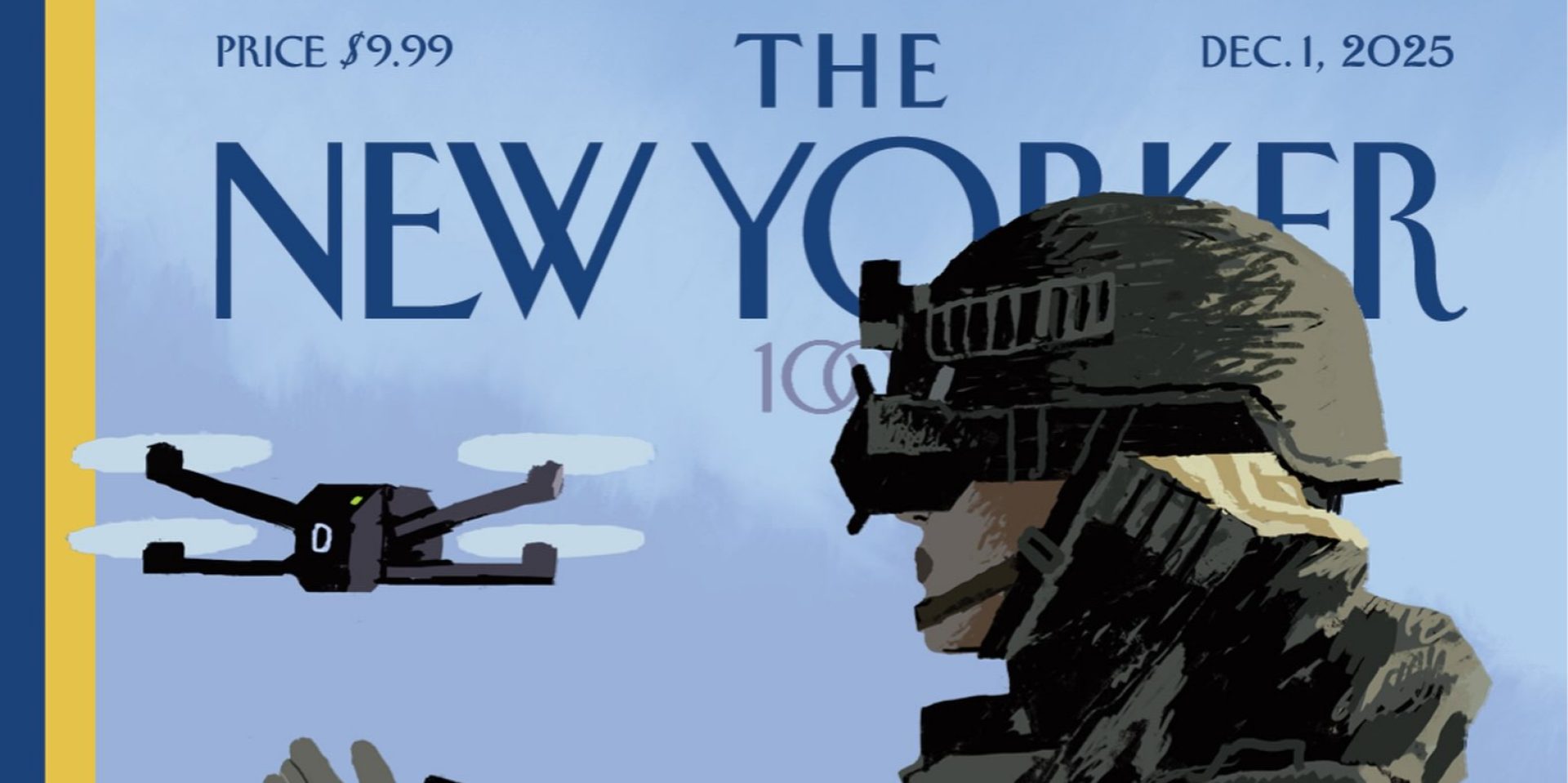 Иллюстратор Сергей Майдуков создал обложку для The New Yorker по случаю 100-летия журнала (Фото: sergiymaidukov/Instagram)