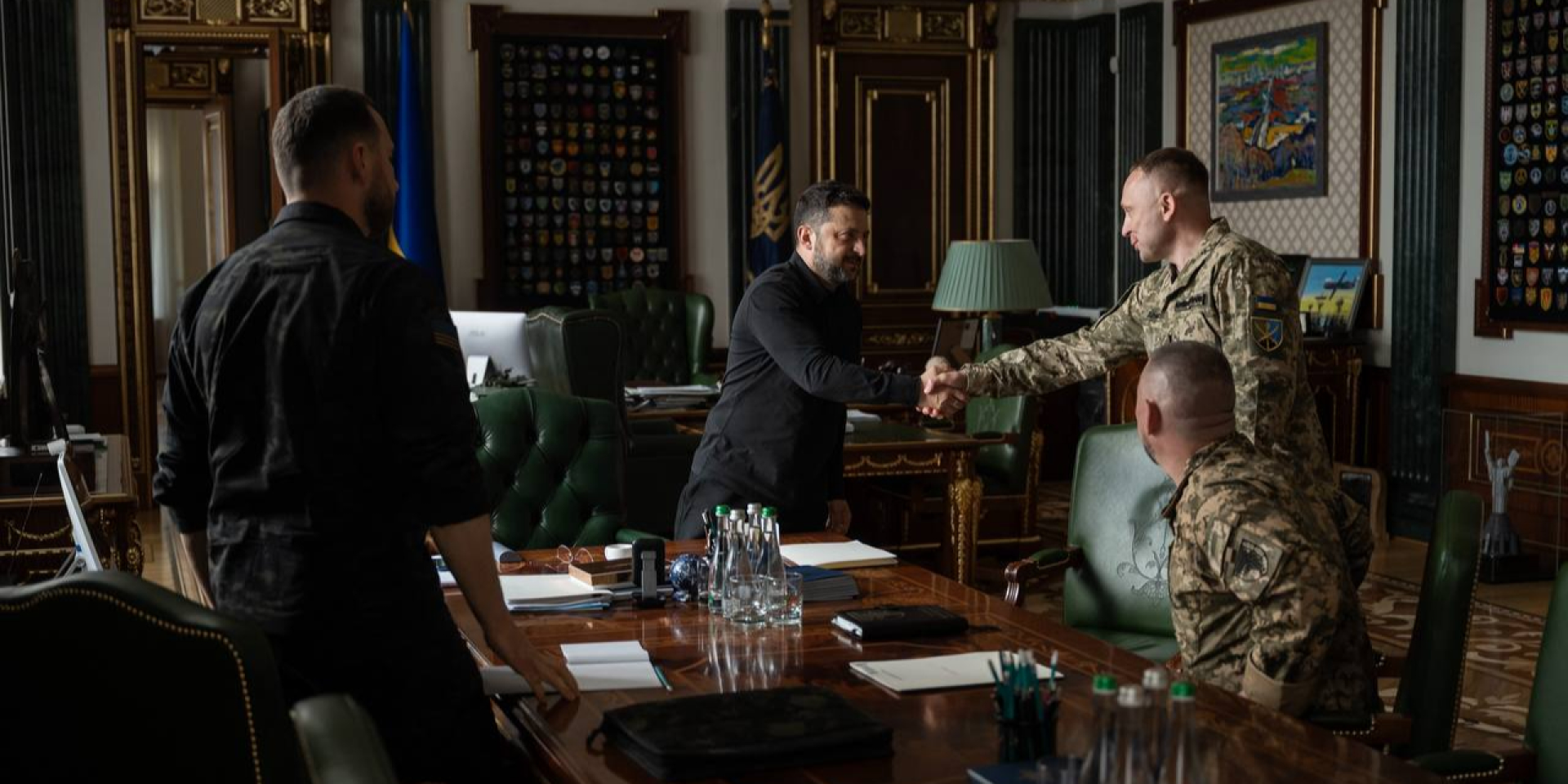 Volodymyr Zelenskyy and Mykhailo Drapatyi (Photo: Zelenskiy / Official via Telegram)
