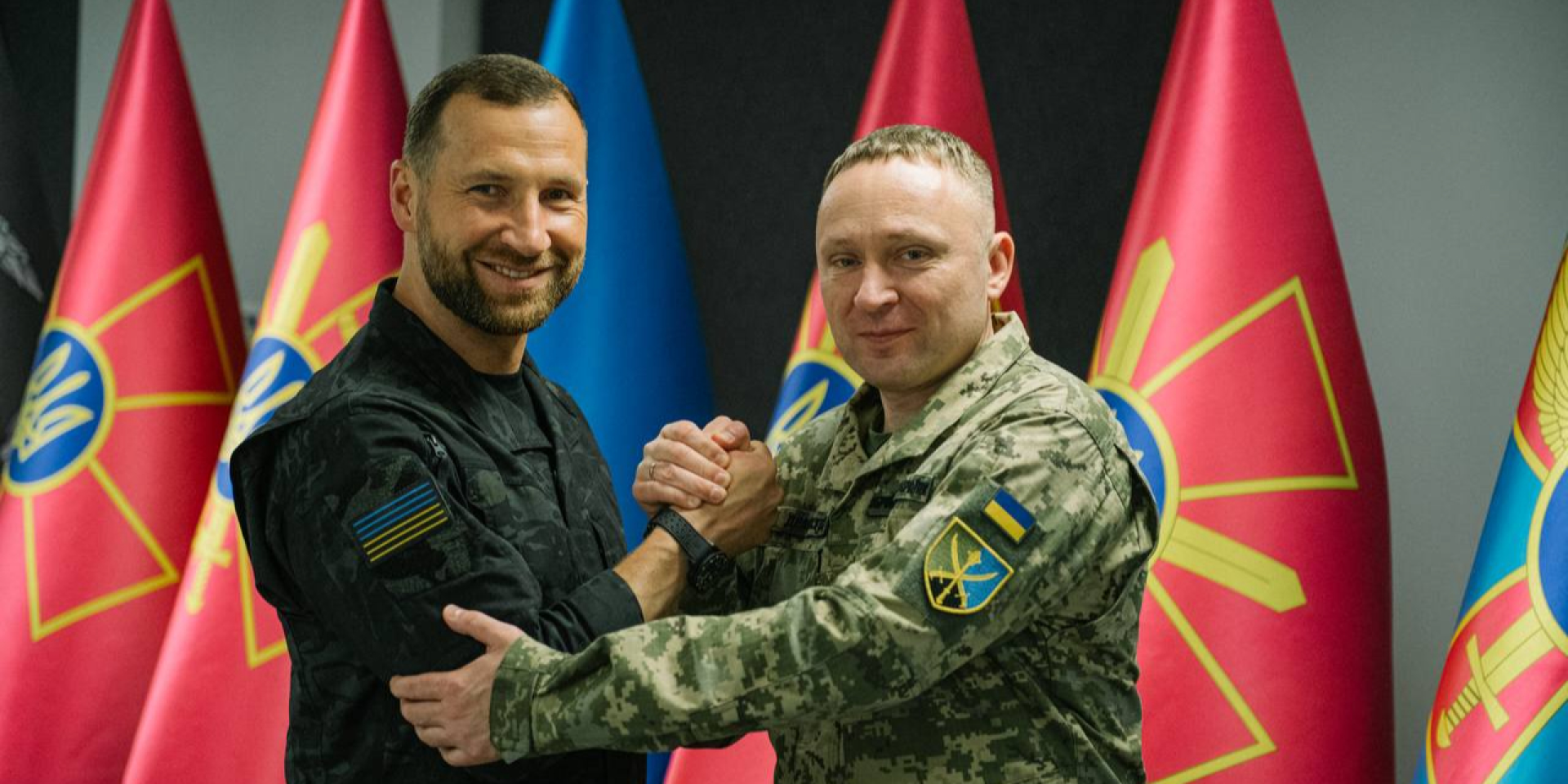 Yevhenii Khmara and Mykhailo Drapatyi (Photo: Ministry of Defense of Ukraine / Telegram)