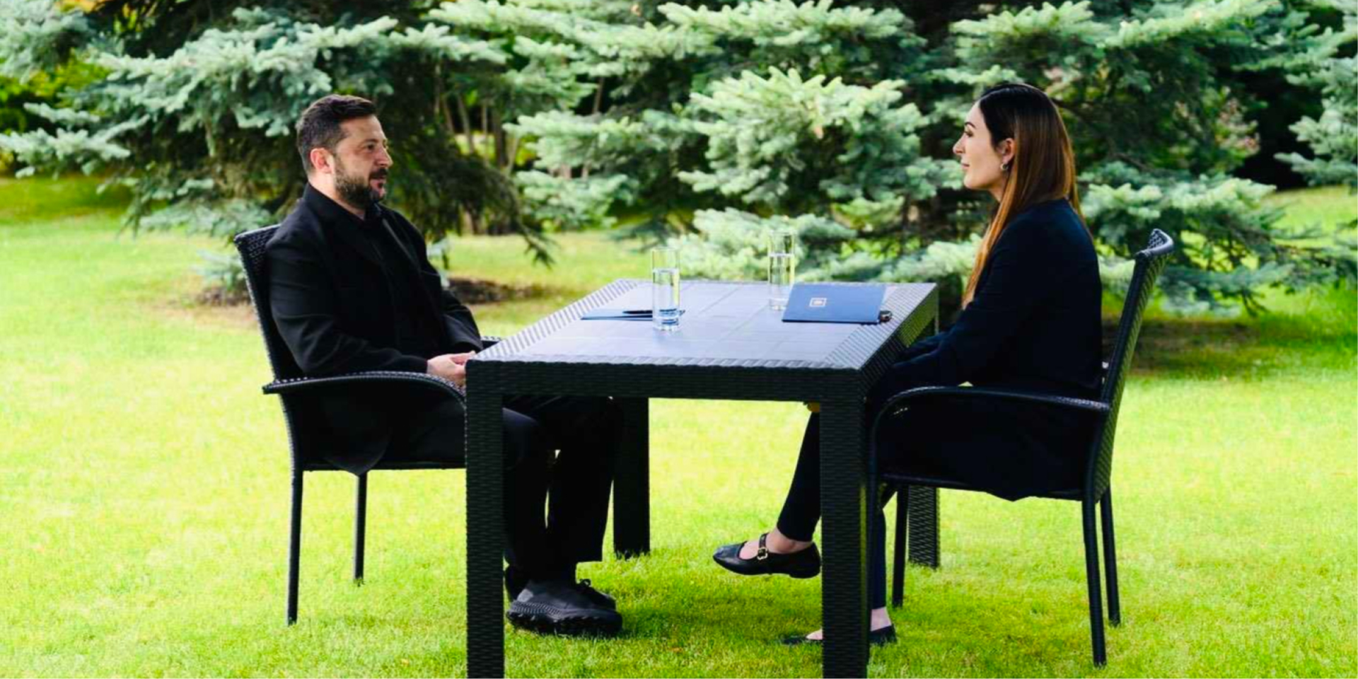 U.S. blogger Laura Loomer met with Volodymyr Zelenskyy in Kyiv (Photo: Laura Loomer/X)