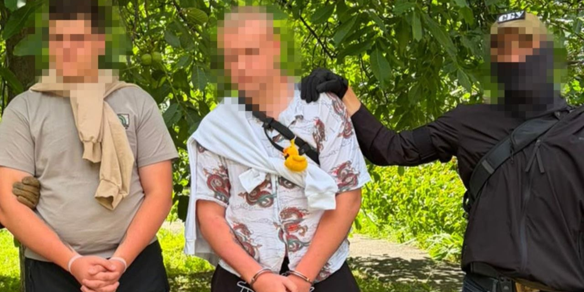 In Kyiv, men activated Starlink systems for the Russian army (Photo: Security Service of Ukraine)