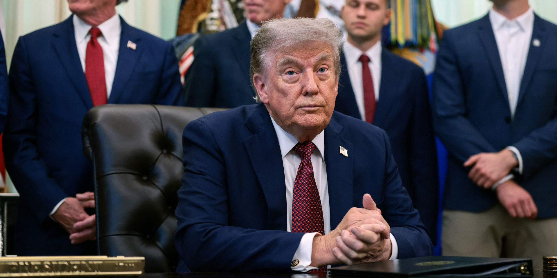 Трамп назвал Майкла Джордана своим другом (Фото: REUTERS/Evelyn Hockstein)