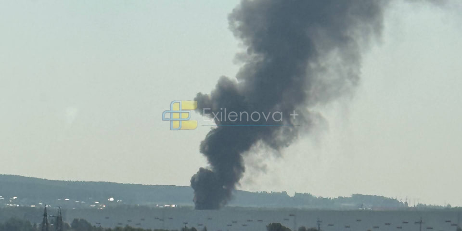 Fire in the area of ​​the Wildberries center in Yekaterinburg, Sverdlovsk Oblast, Russia, July 25, 2026 (Photo: Exilenova+)