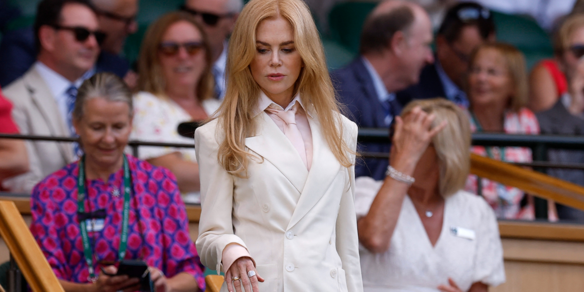 Николь Кидман на Уимблдоне, 12 июля 2026 (Фото: REUTERS/Andrew Couldridge)