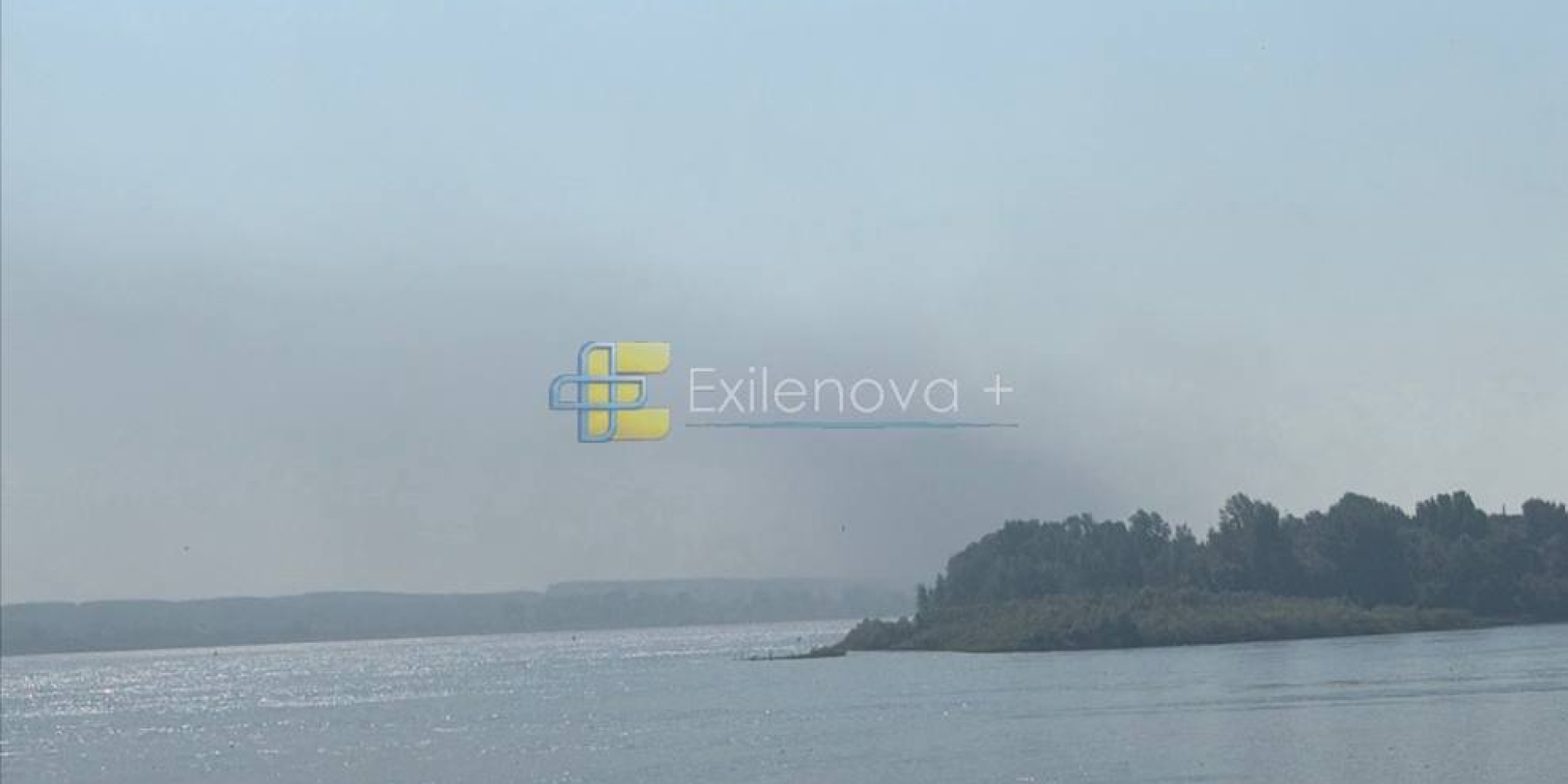 Smoke in the Russian town of Sarapul following a drone attack on July 27, 2026 (Photo: Exilenova+)