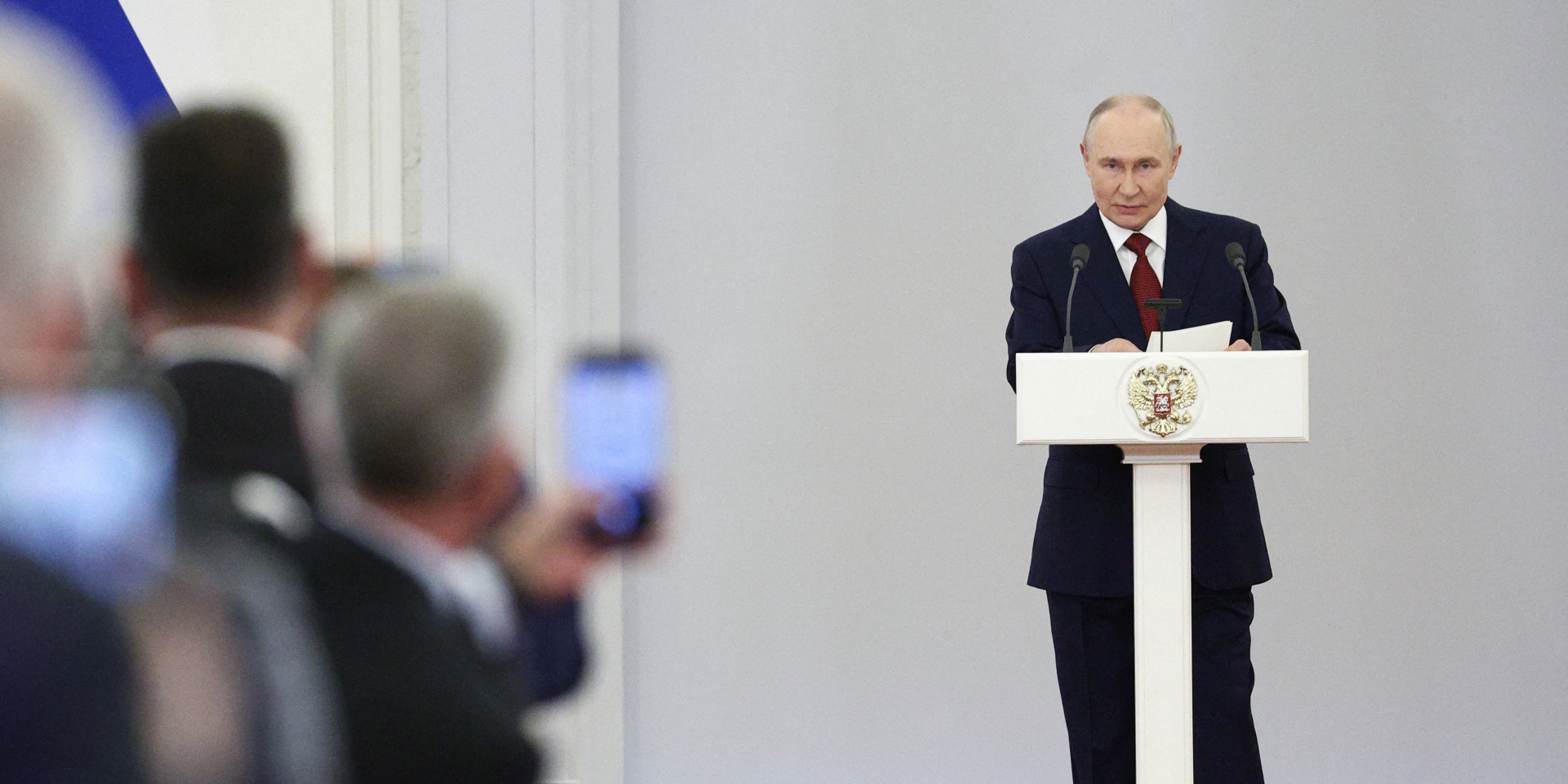 Путин не справляется, он не безальтернативен — Преображенский (Фото: Sputnik/Sofya Sandurskaya/Pool via REUTERS)