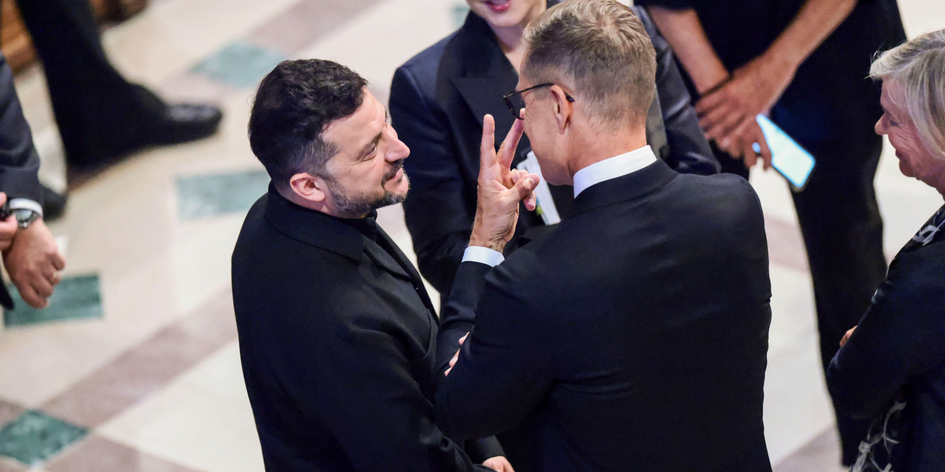 Volodymyr Zelenskyy and Alexander Stubb (Photo: REUTERS/Evelyn Hockstein)