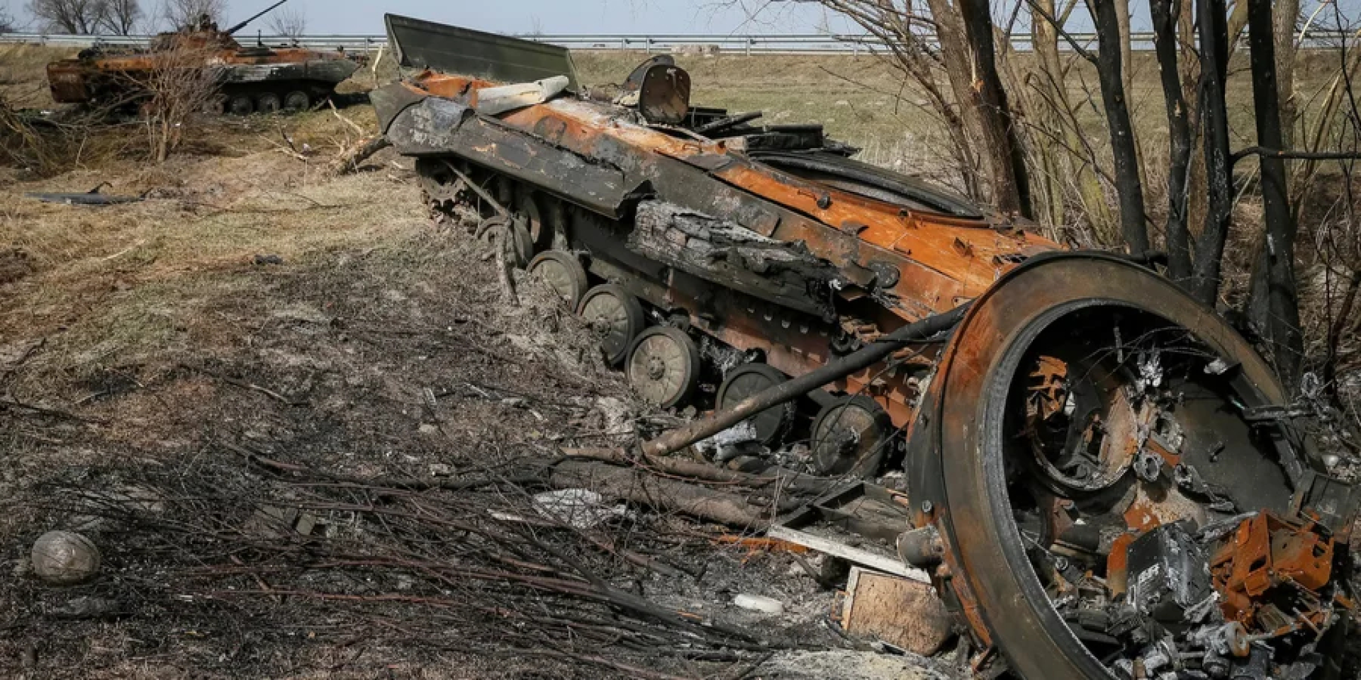 Уничтоженная российская военная техника (Фото: REUTERS/Gleb Garanich)