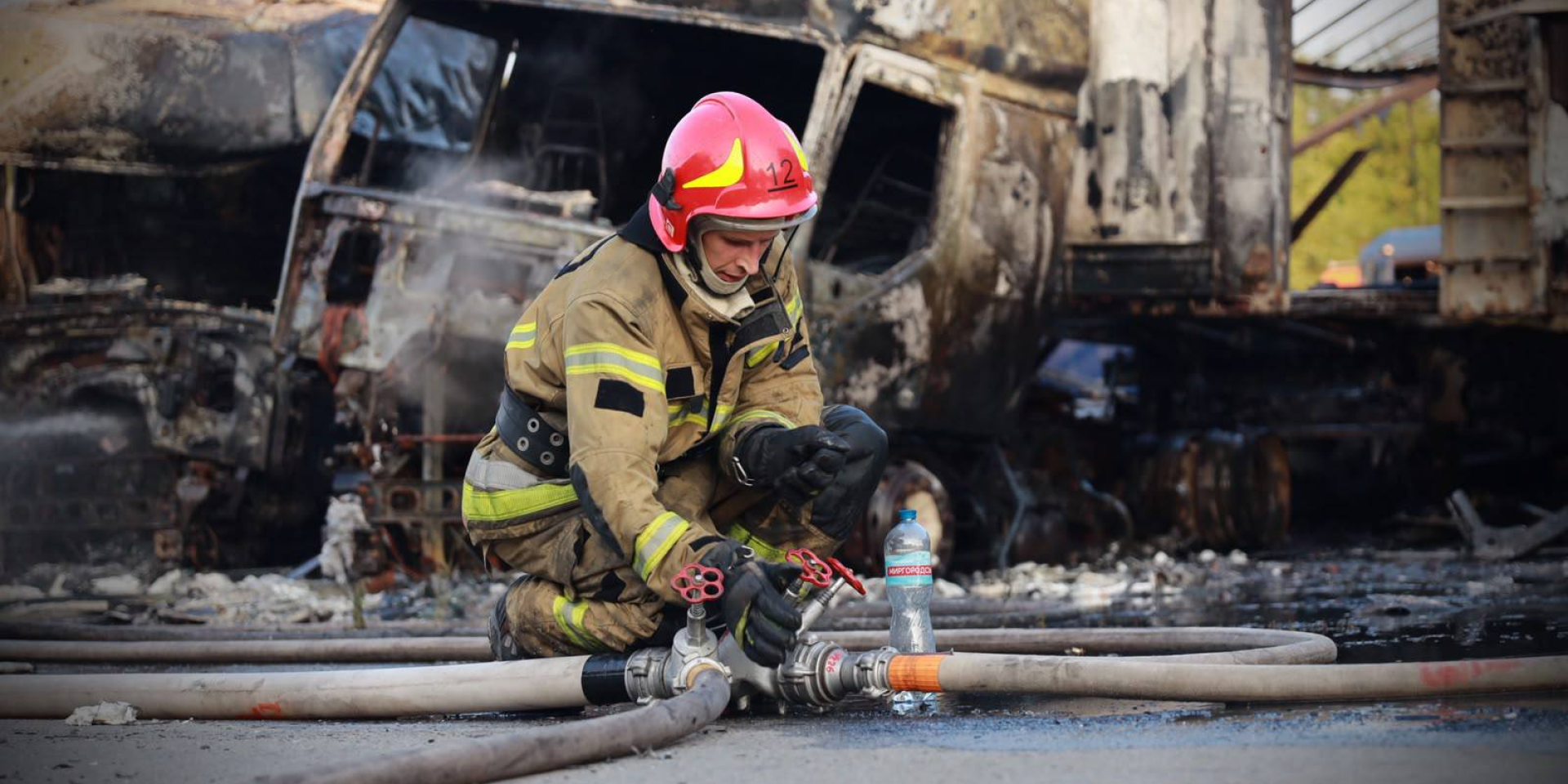 Aftermath of a Russian strike, Chernihiv Oblast, August 4, 2026 (Photo: Chernihiv Oblast State Emergency Service)