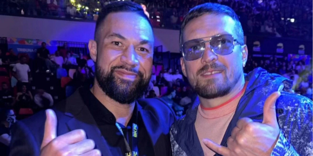 Джозеф Паркер и Александр Усик (Фото: instagram.com/joeboxerparker)