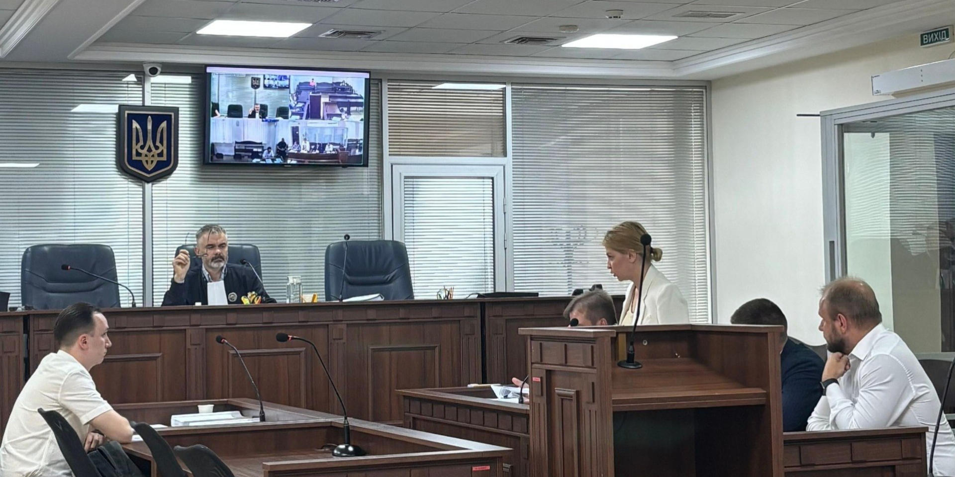 Former ambassador to the U.S. Olha Stefanishyna appears in court, August 5, 2026 (Photo: Ukrainian Anti-Corruption Action Center / Telegram)