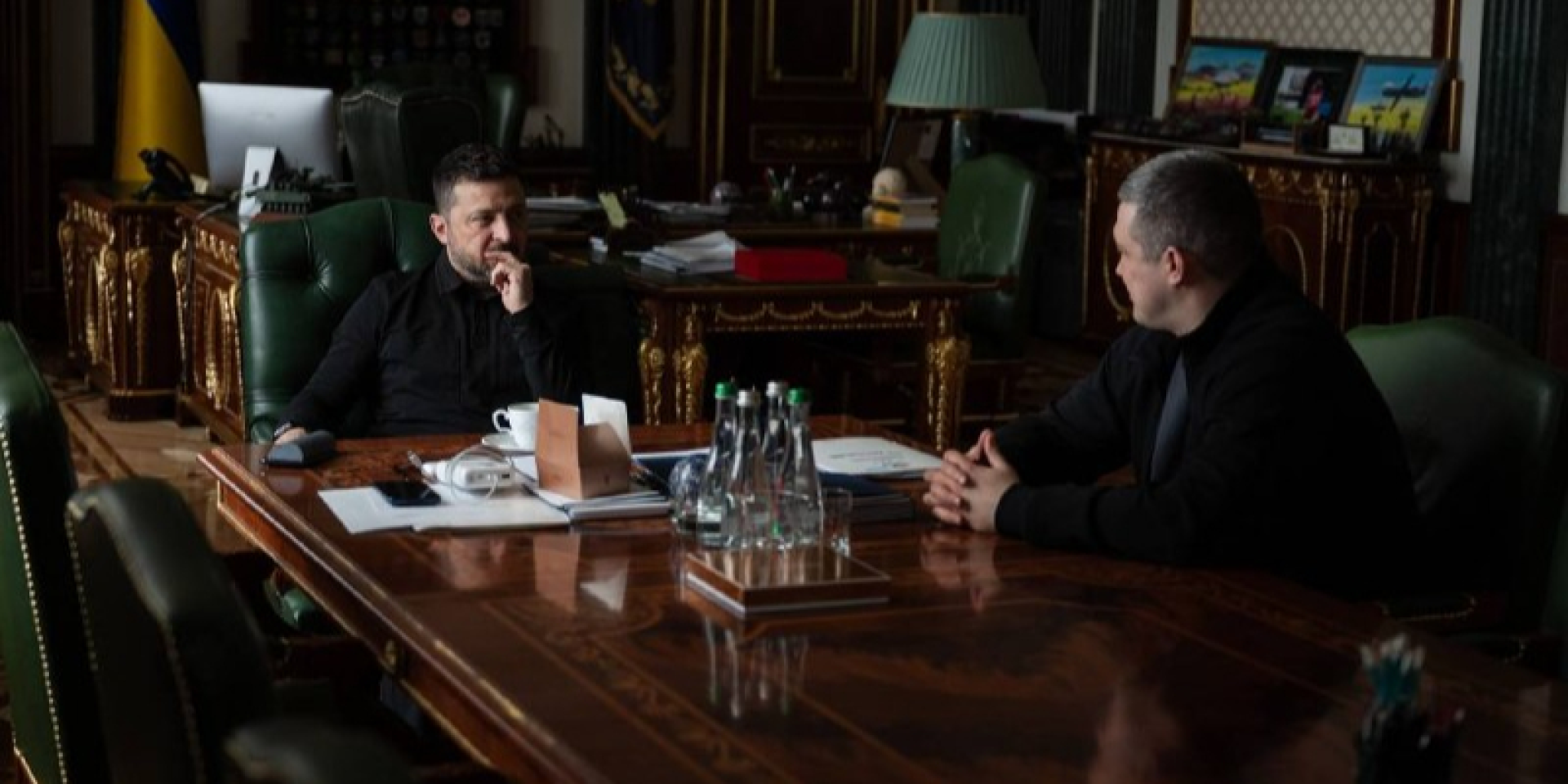 Встреча Владимира Зеленского и Михаила Федорова 12 июля 2026 года (Фото: Zelenskiy / Official via Telegram)