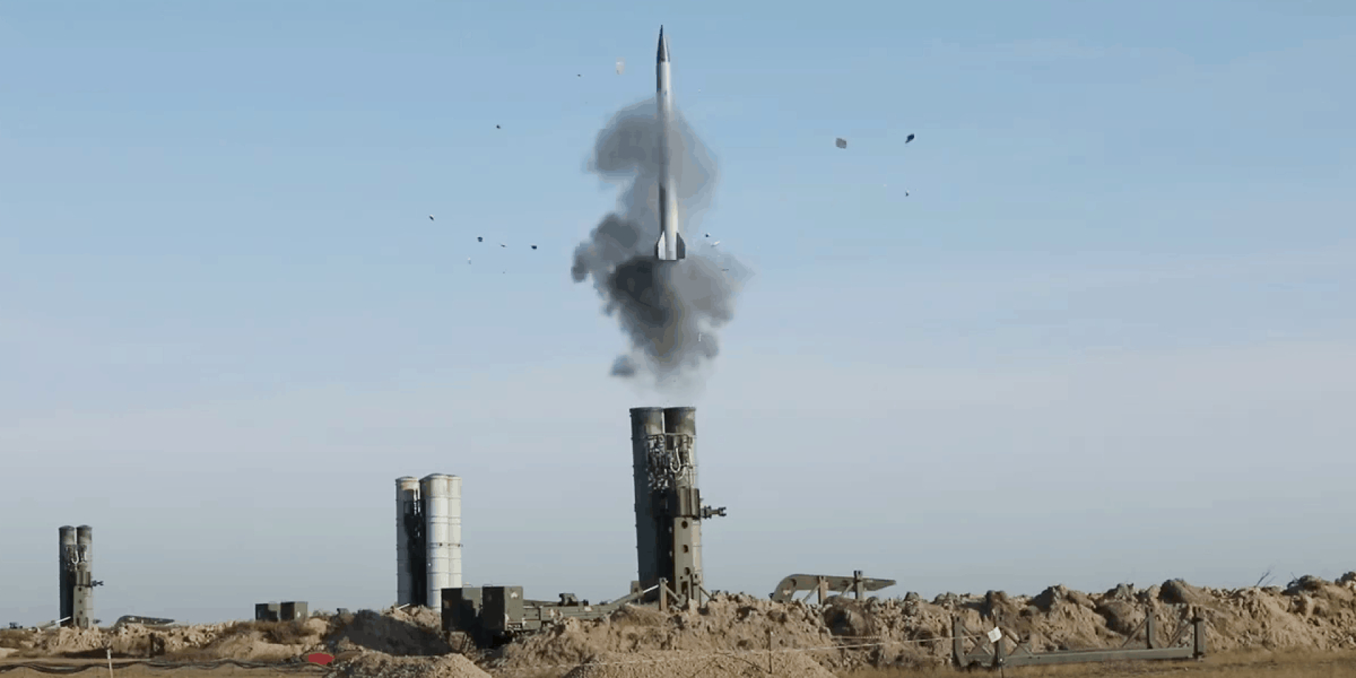Запуск ракеты из ЗРК С-300, 2020 год (Фото: Вооруженные Силы Украины)